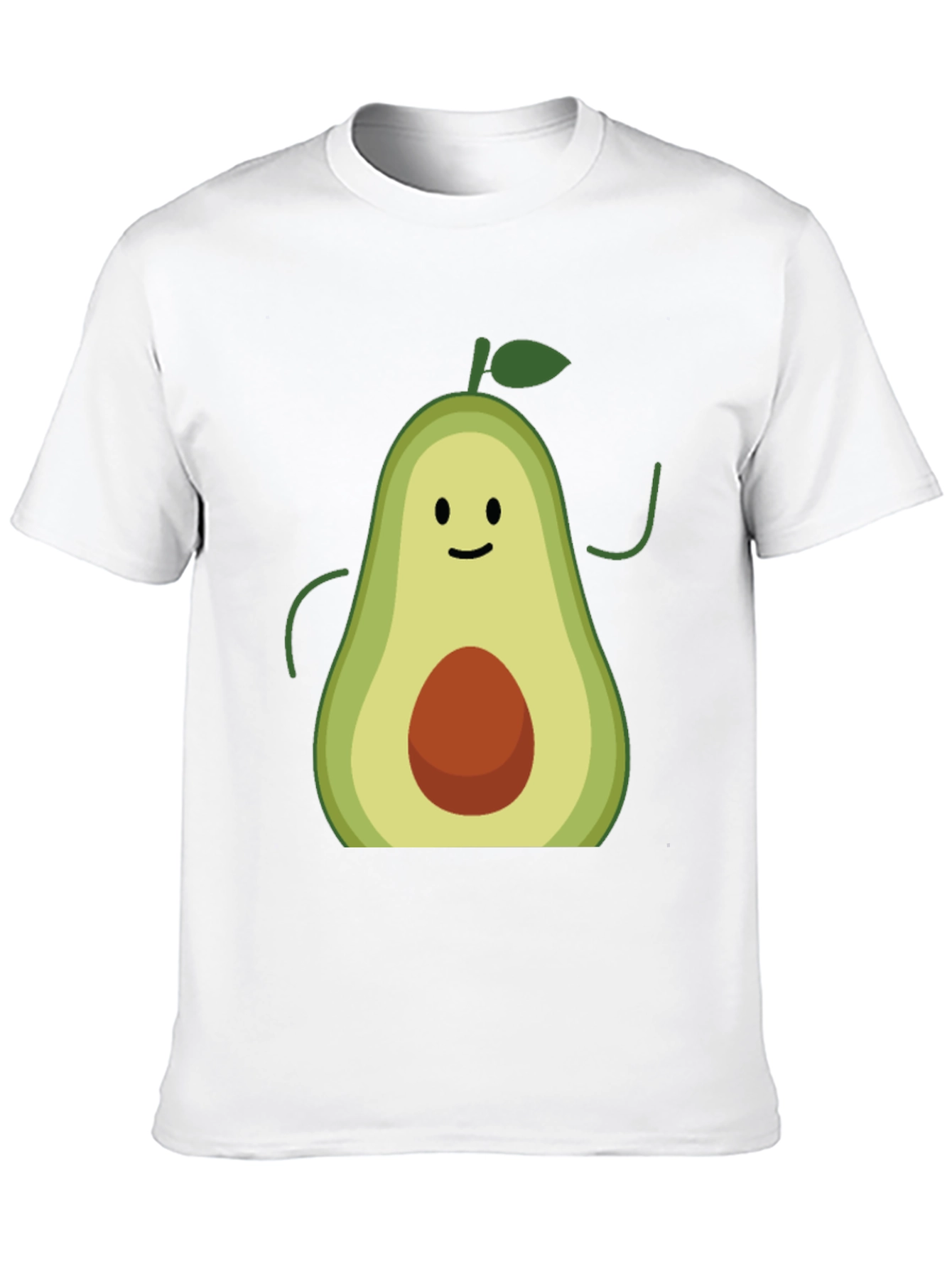 Avocado Graphic Tee - Black Cotton T-Shirt