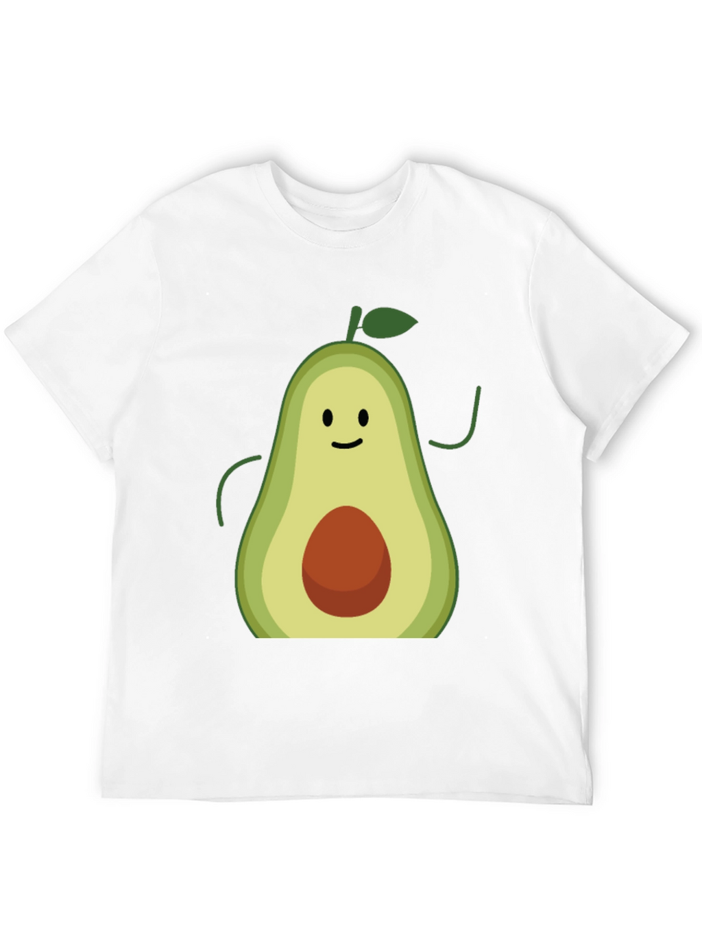 Avocado Graphic Tee - Black Cotton T-Shirt