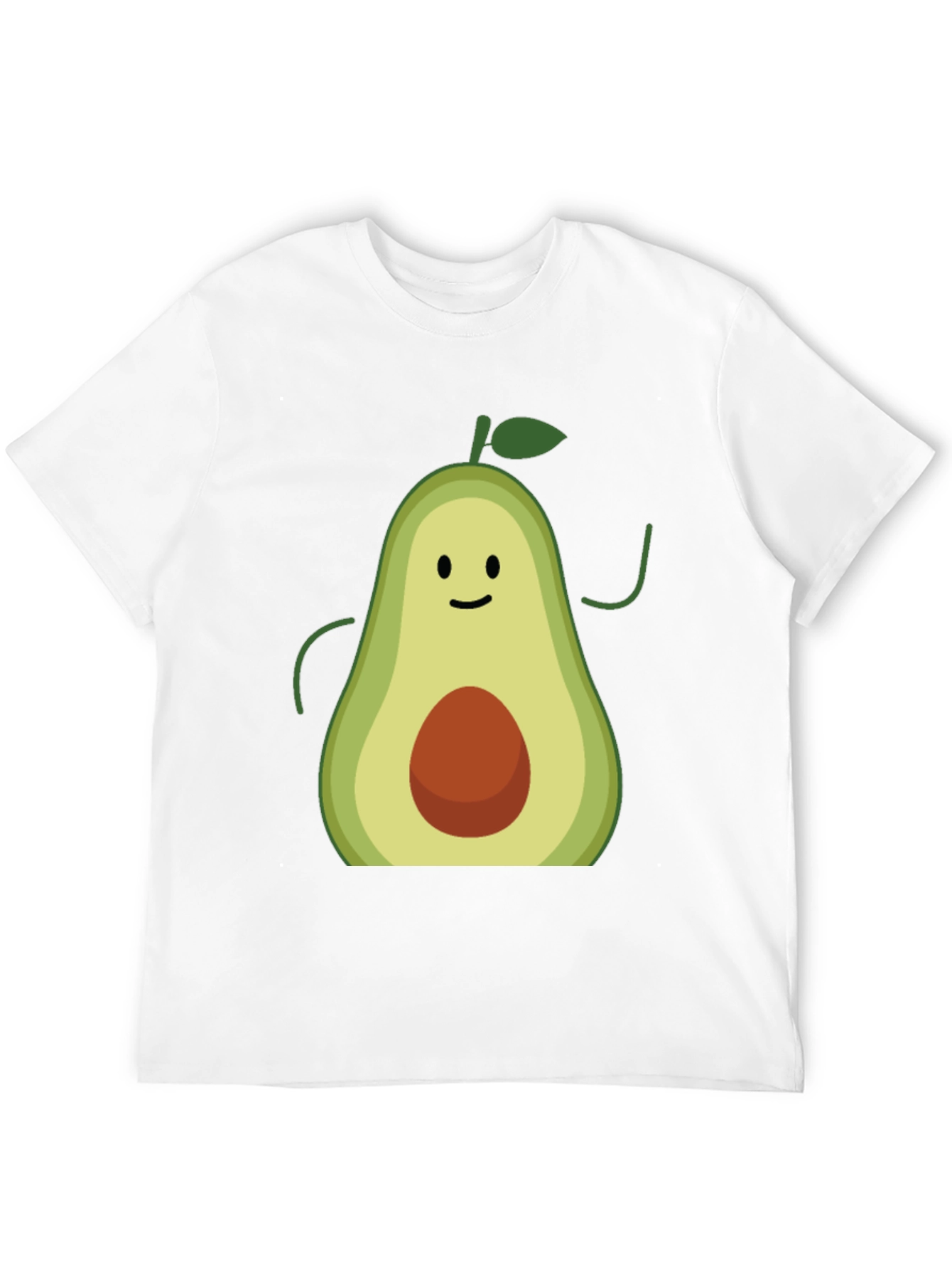 Avocado Graphic Tee - Black Cotton T-Shirt