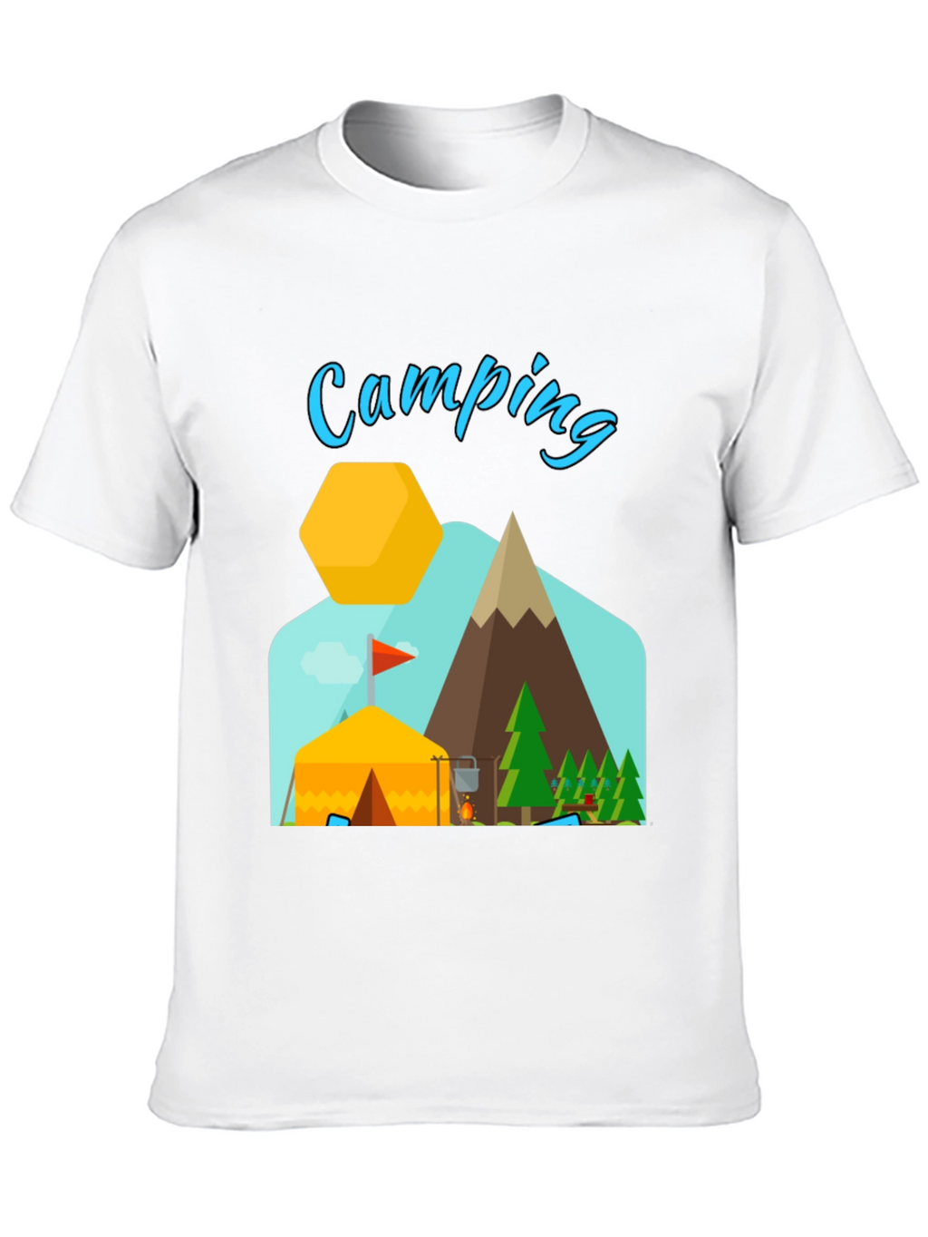 Camping Adventure Graphic T-Shirt