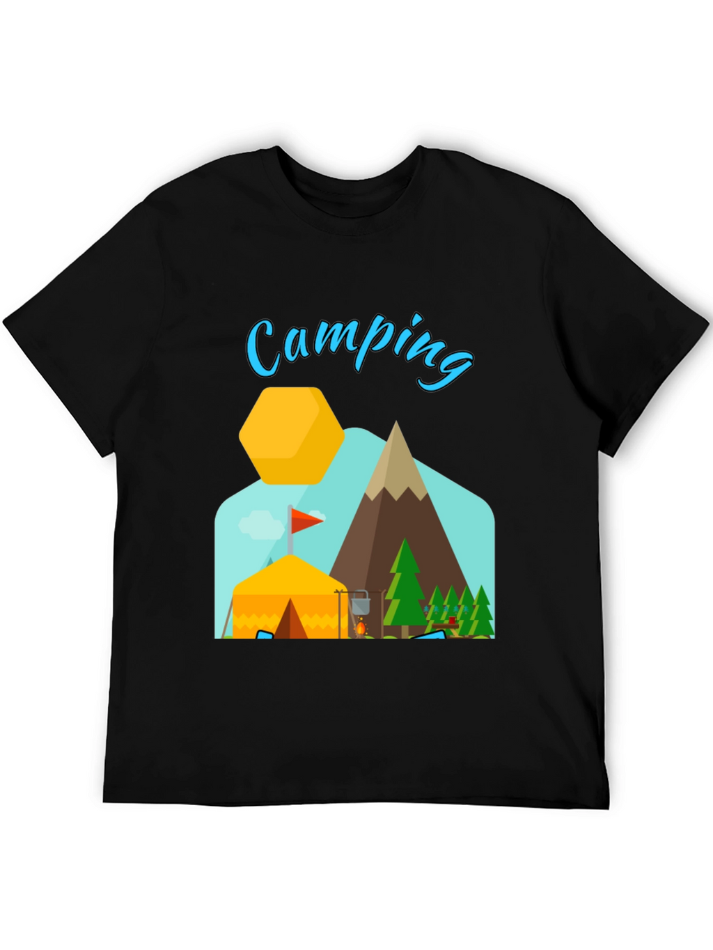 Camping Adventure Graphic T-Shirt