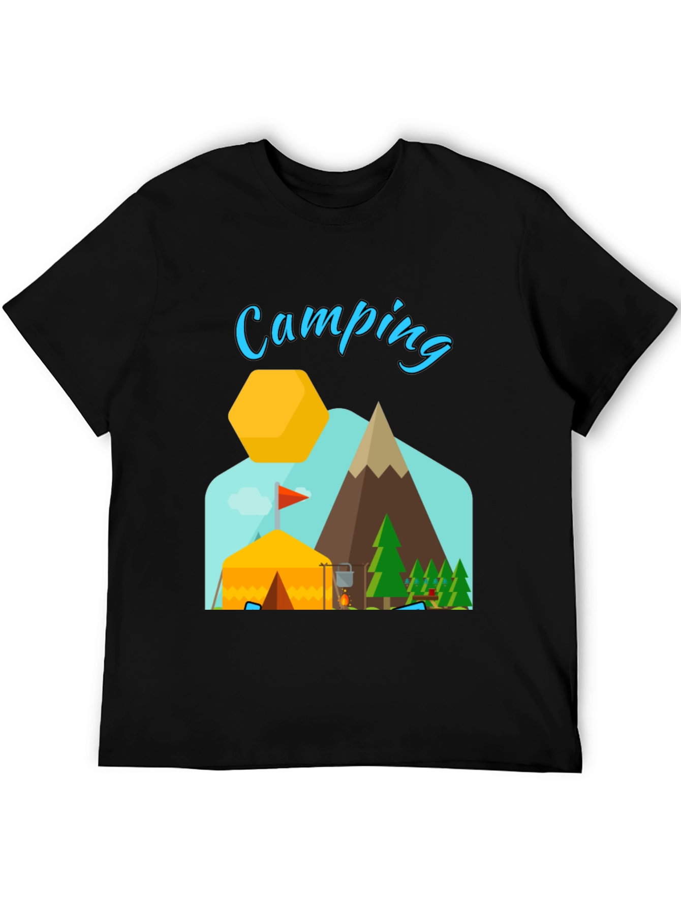 Camping Adventure Graphic T-Shirt