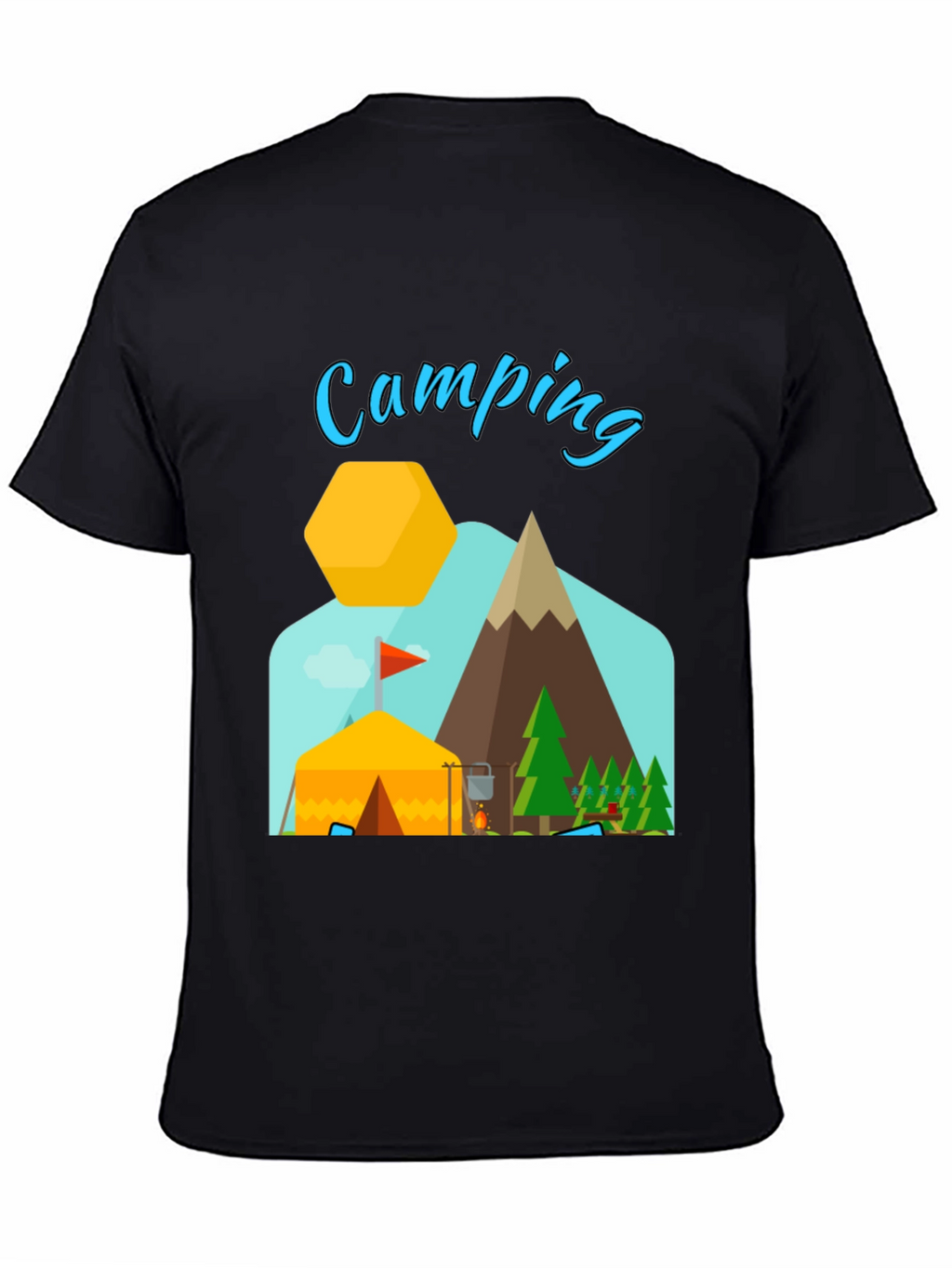 Camping Adventure Graphic T-Shirt