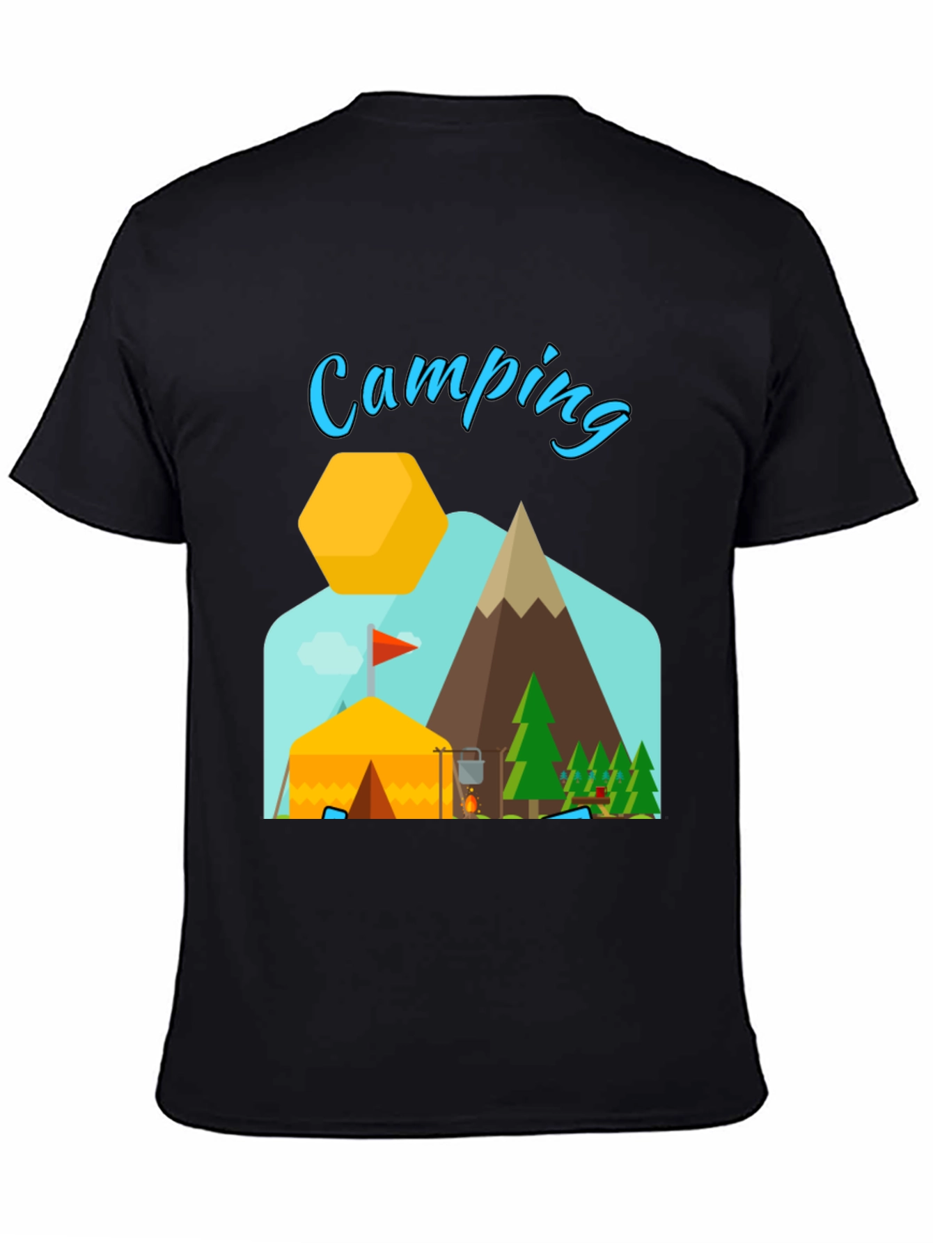 Camping Adventure Graphic T-Shirt