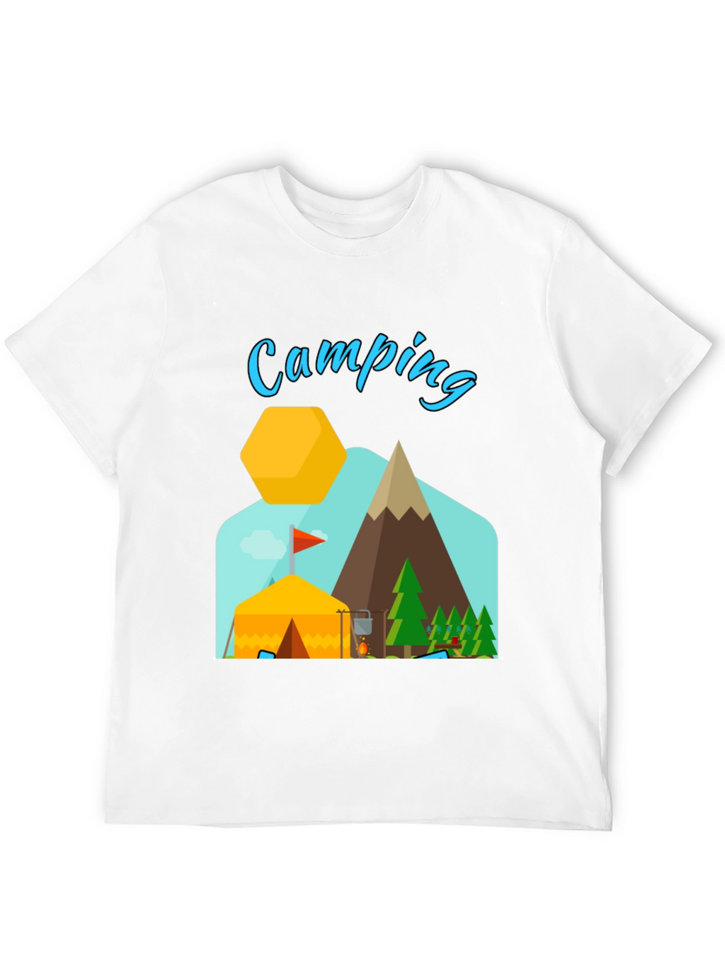 Camping Adventure Graphic T-Shirt