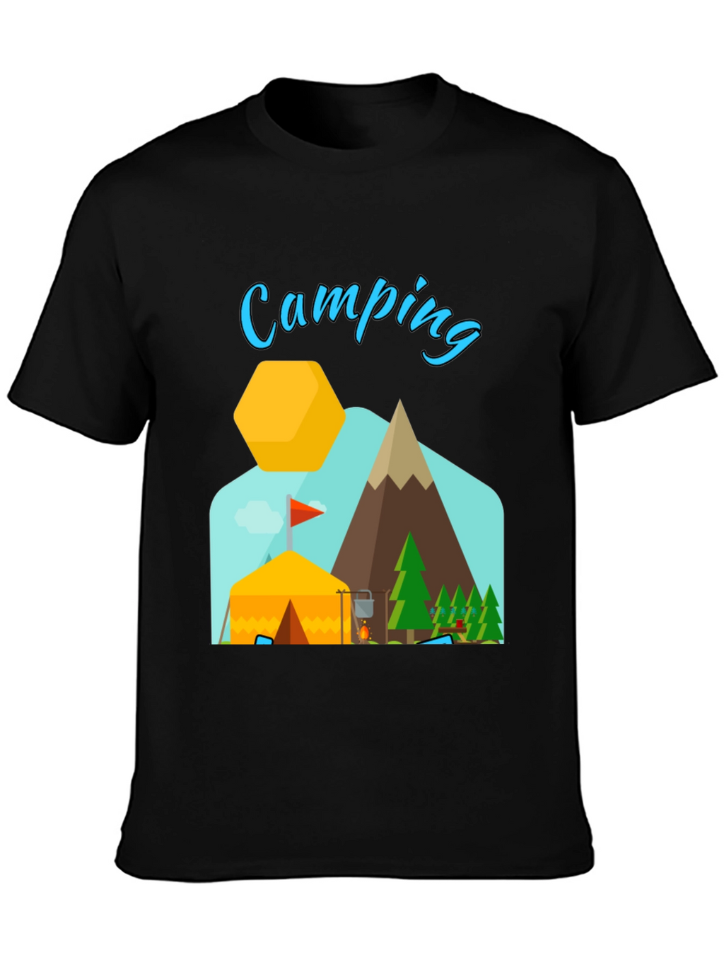 Camping Adventure Graphic T-Shirt