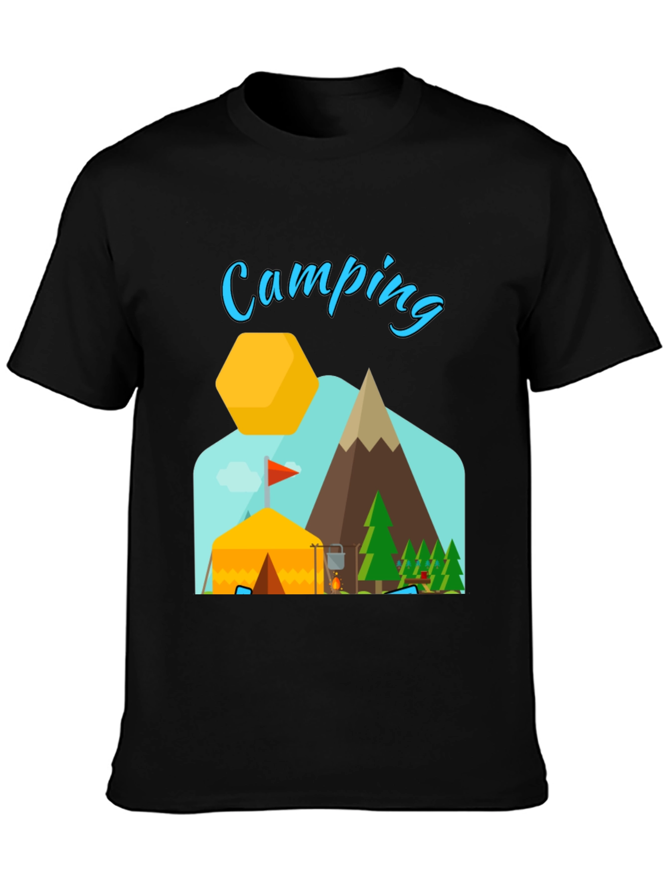 Camping Adventure Graphic T-Shirt