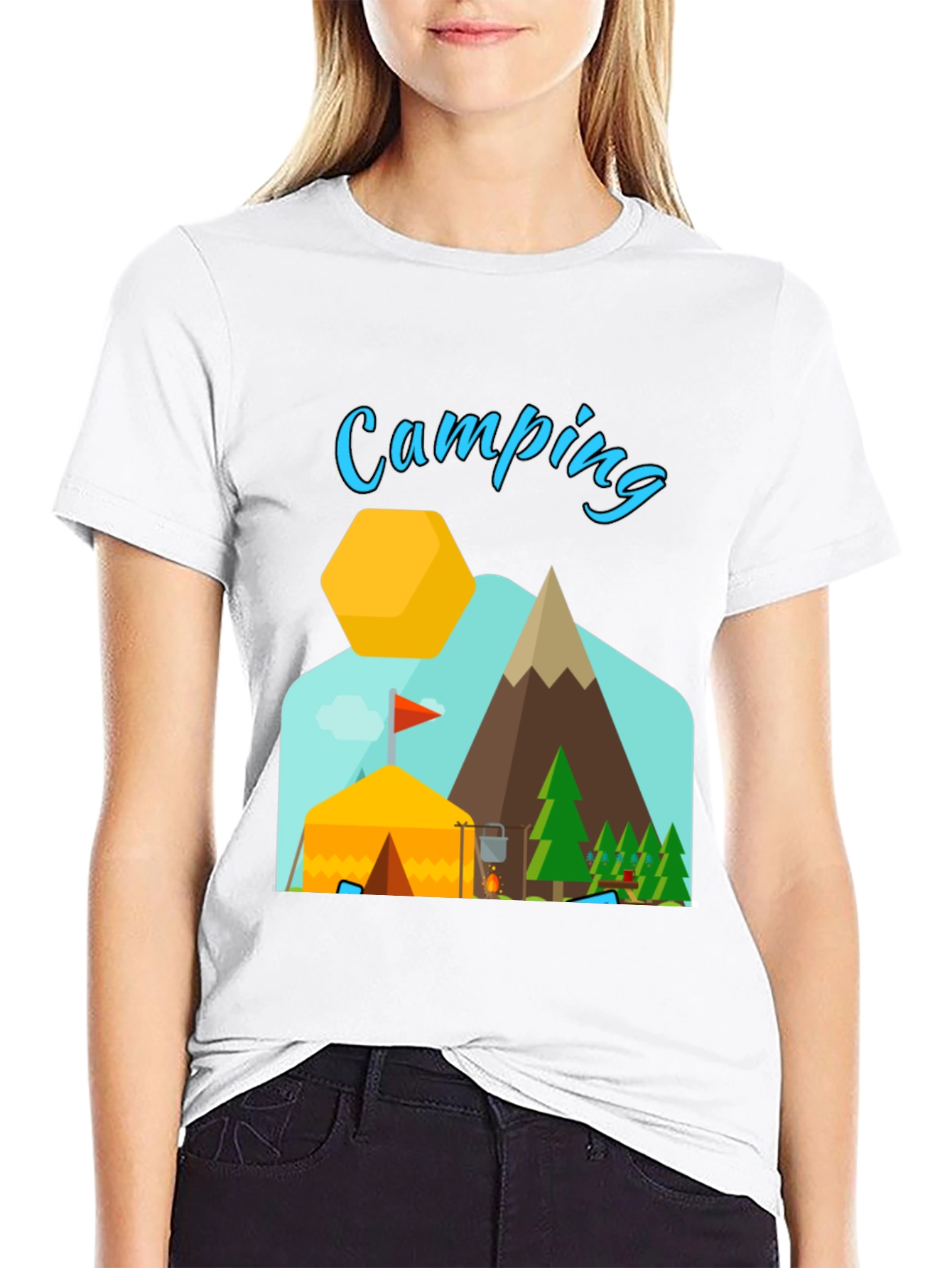 Camping Adventure Graphic T-Shirt