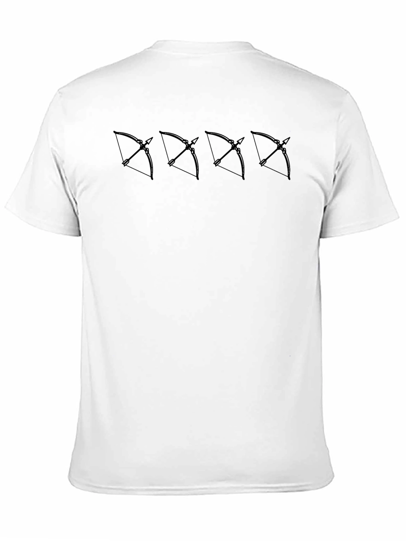 Archery Bow Graphic Tee - Mens Black T-Shirt