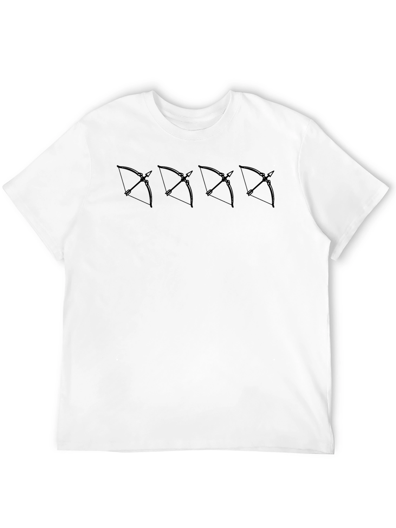 Archery Bow Graphic Tee - Mens Black T-Shirt