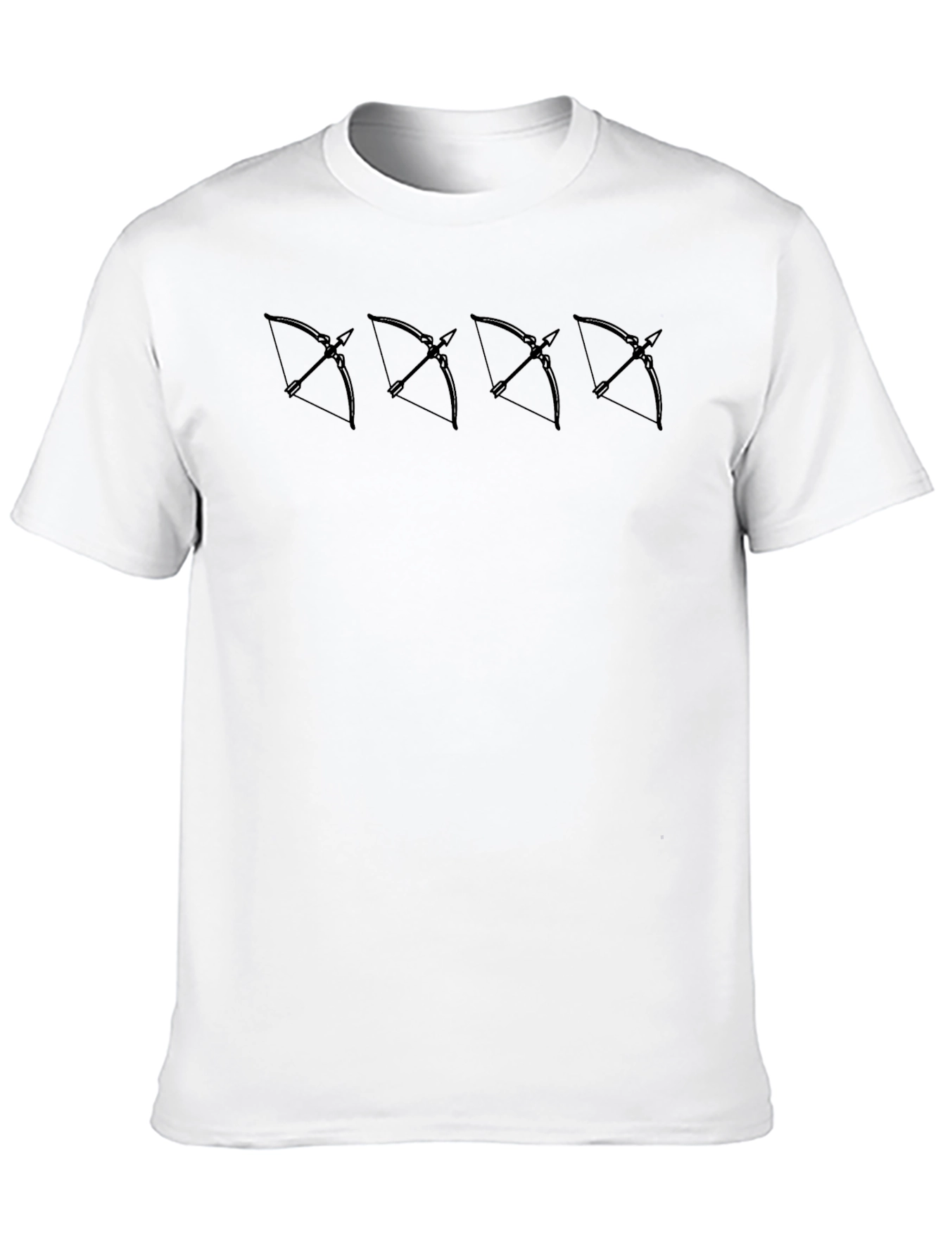 Archery Bow Graphic Tee - Mens Black T-Shirt