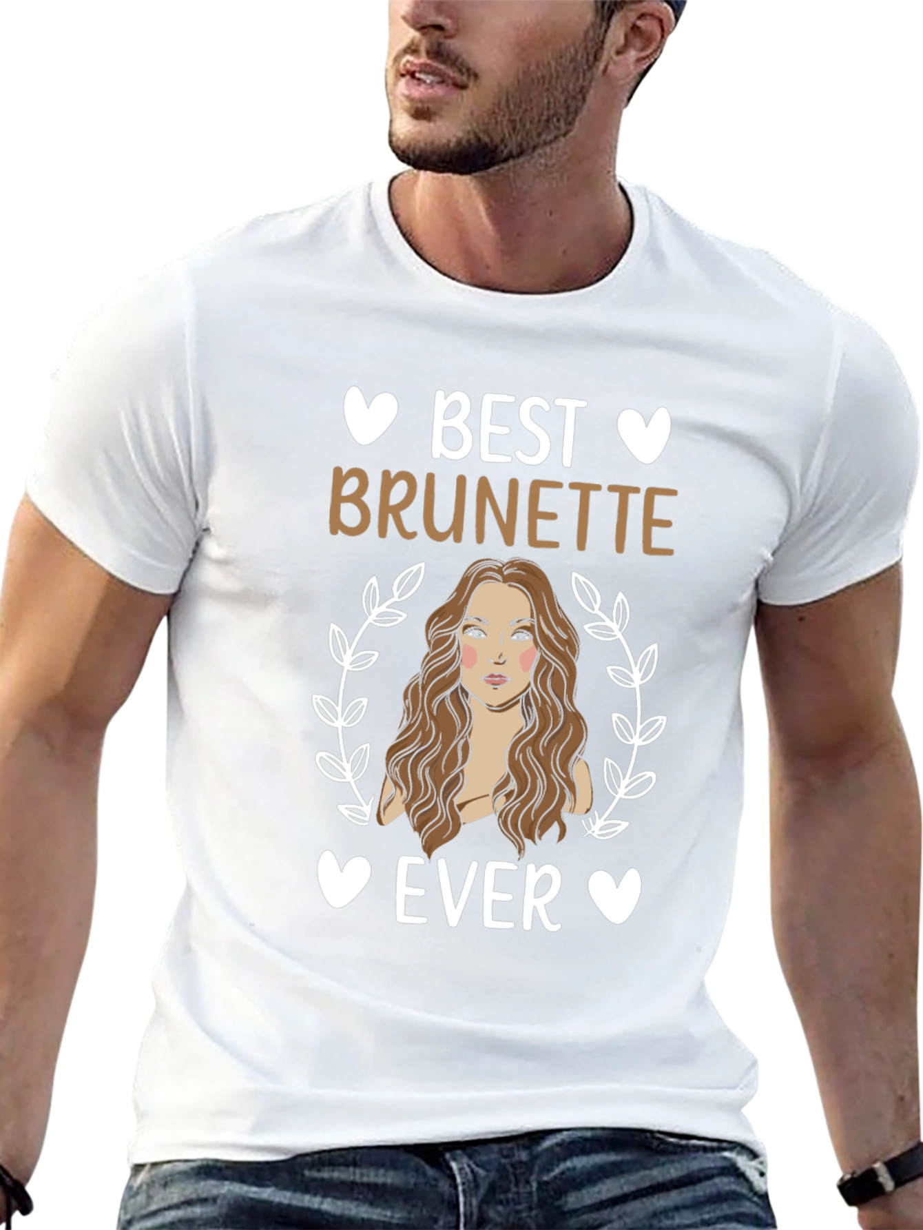Best Brunette Ever T-Shirt - Cute Womens Tee