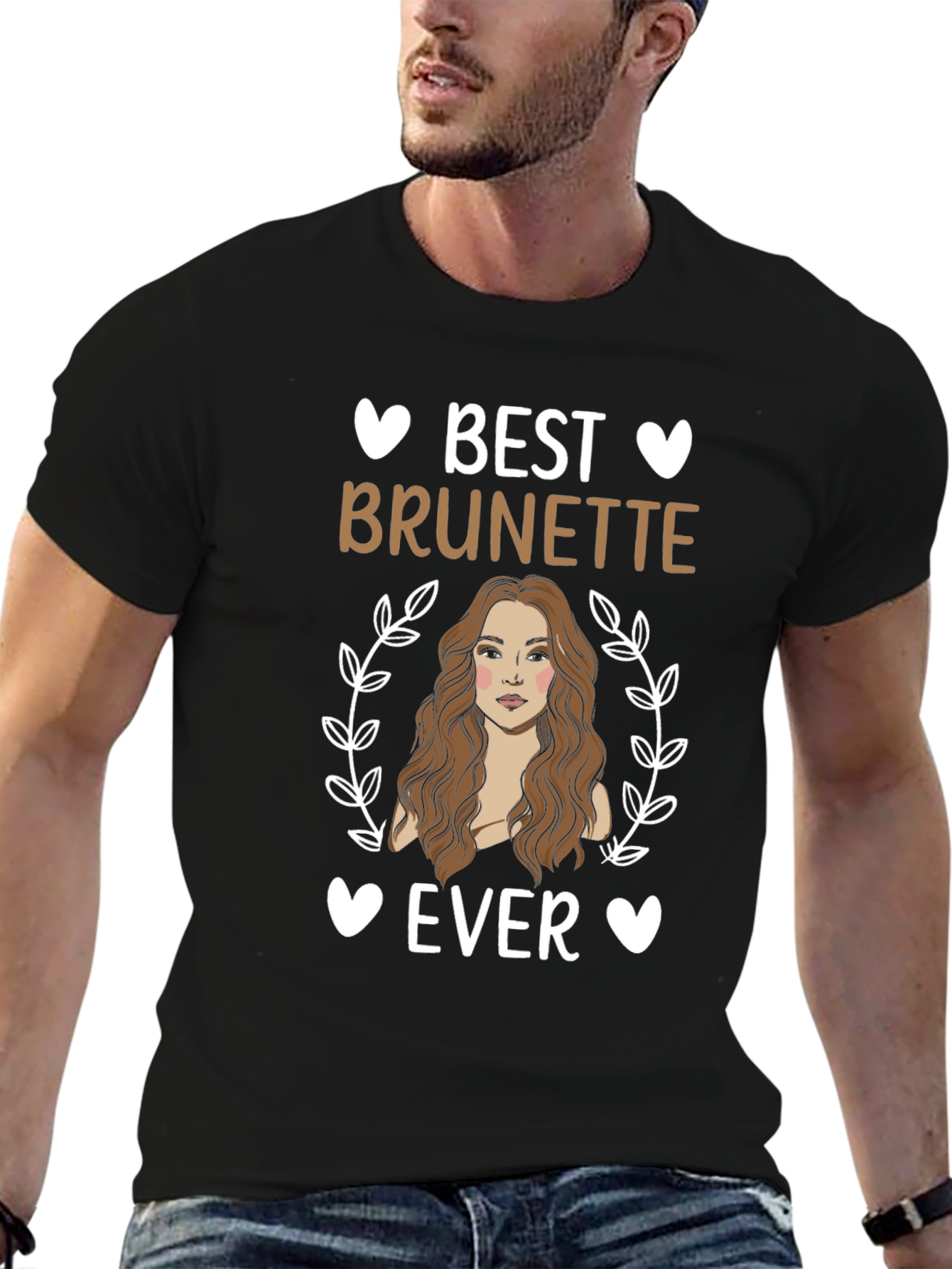 Best Brunette Ever T-Shirt - Cute Womens Tee