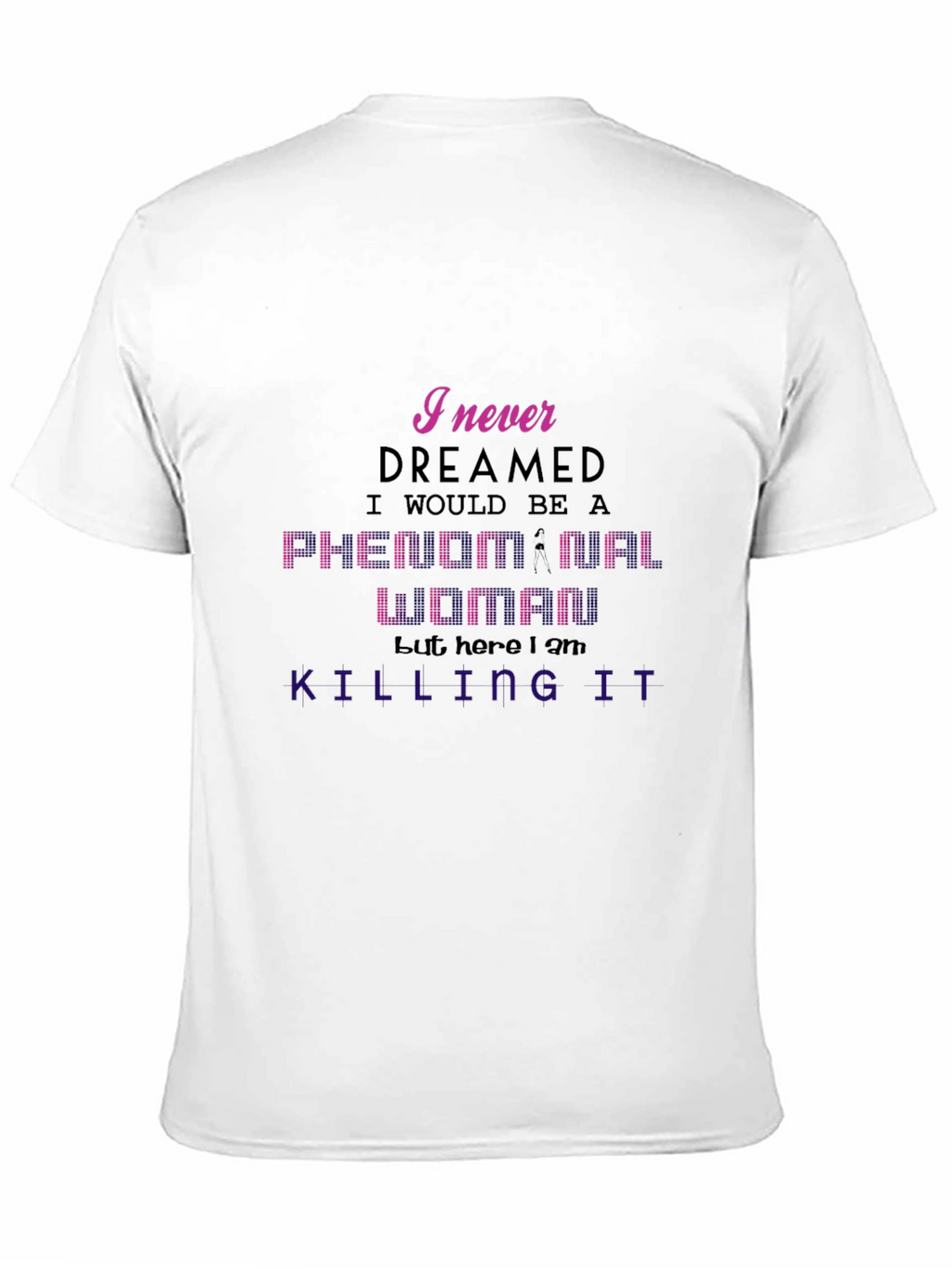 Phenomenal Woman Graphic Tee - Black