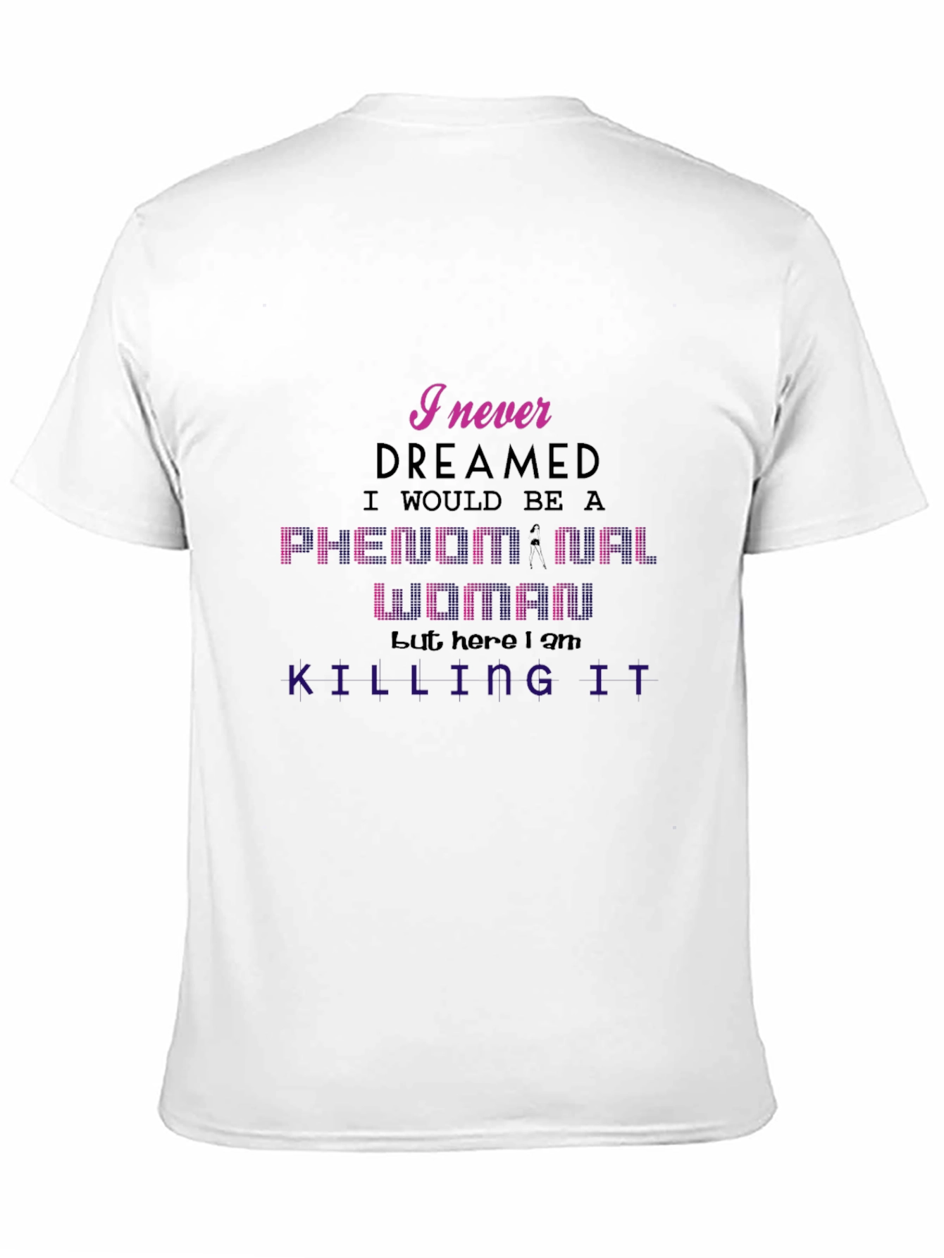 Phenomenal Woman Graphic Tee - Black