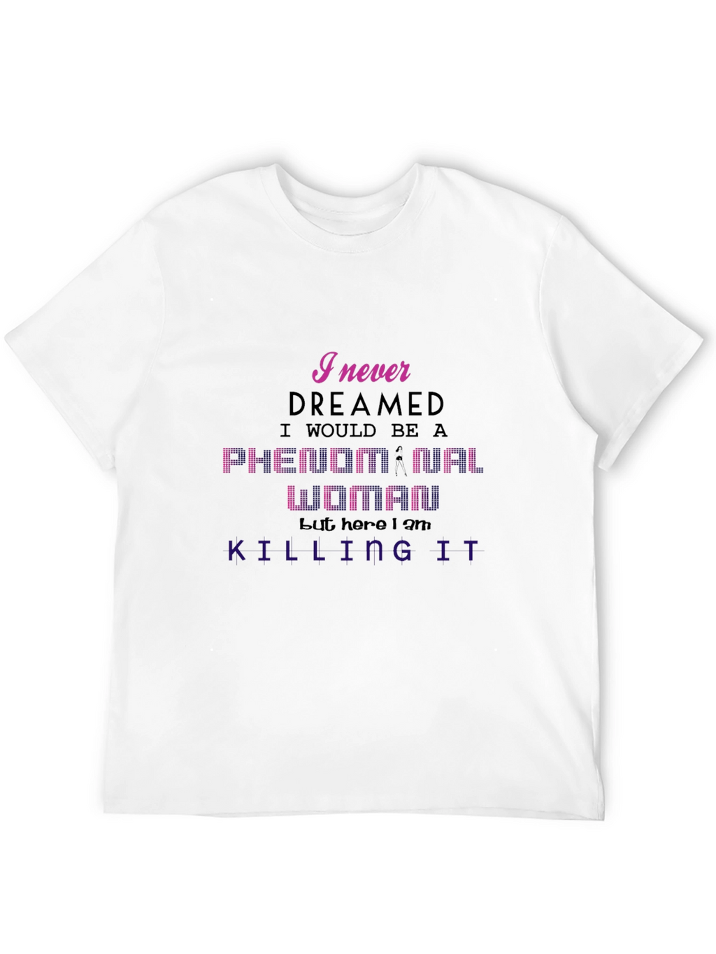 Phenomenal Woman Graphic Tee - Black