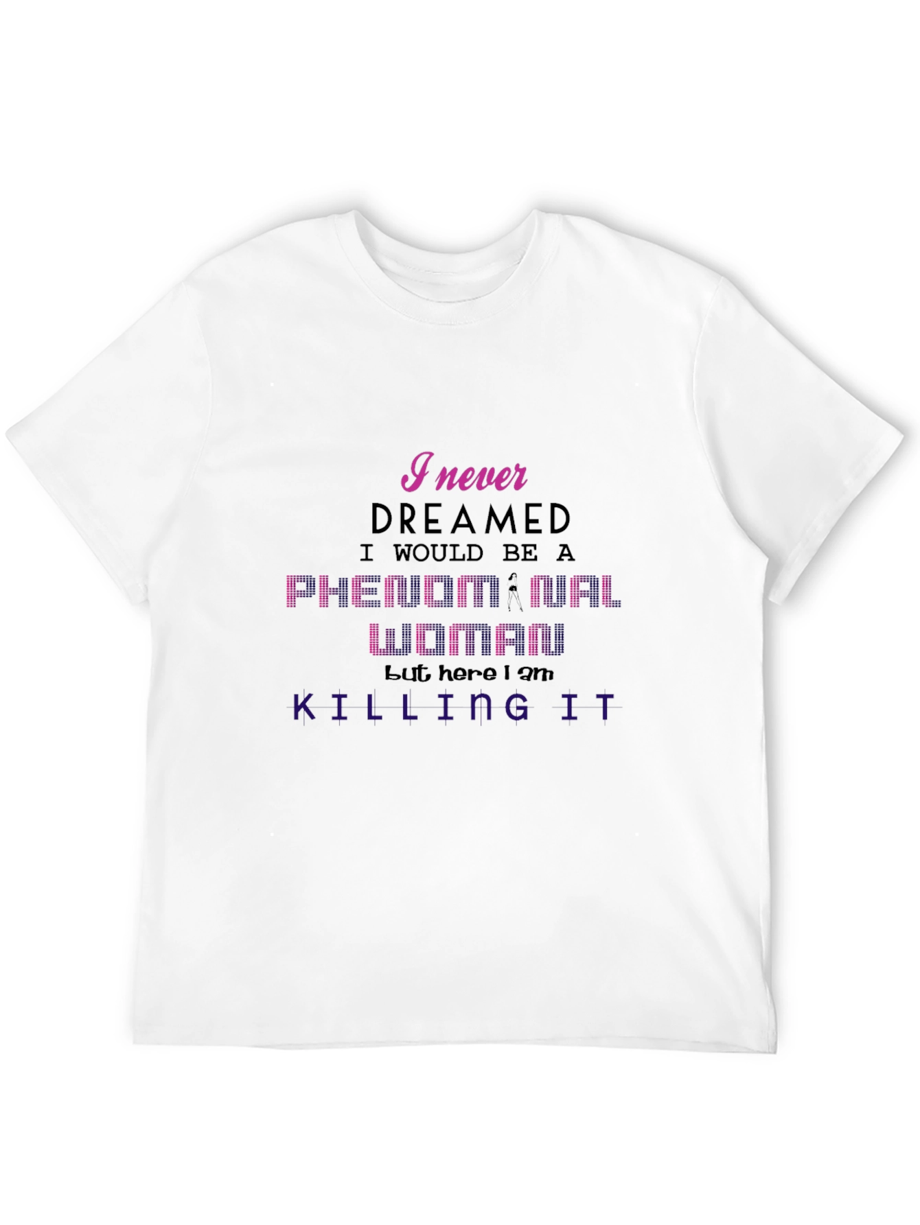 Phenomenal Woman Graphic Tee - Black