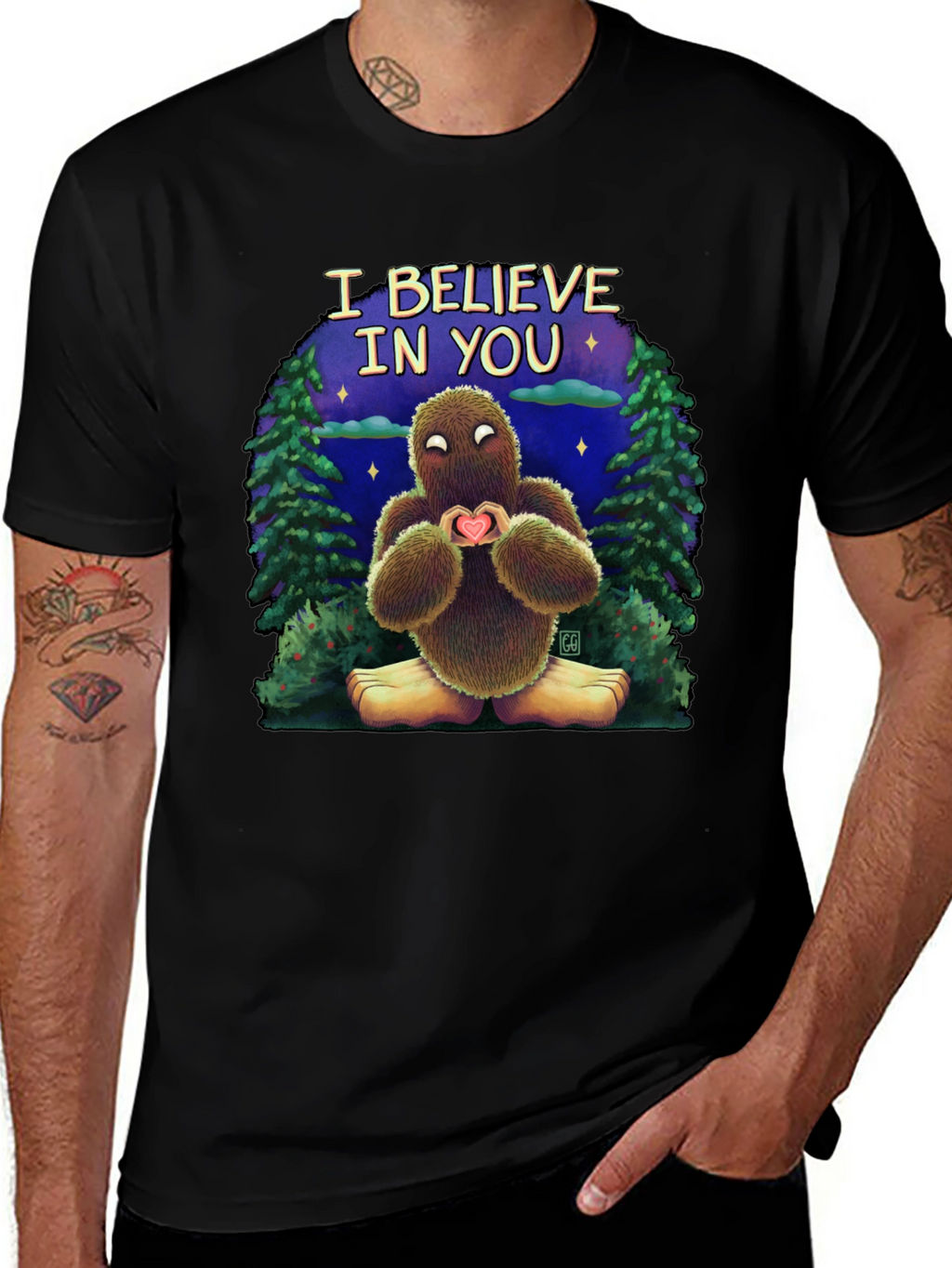 Believe In You Bigfoot T-Shirt