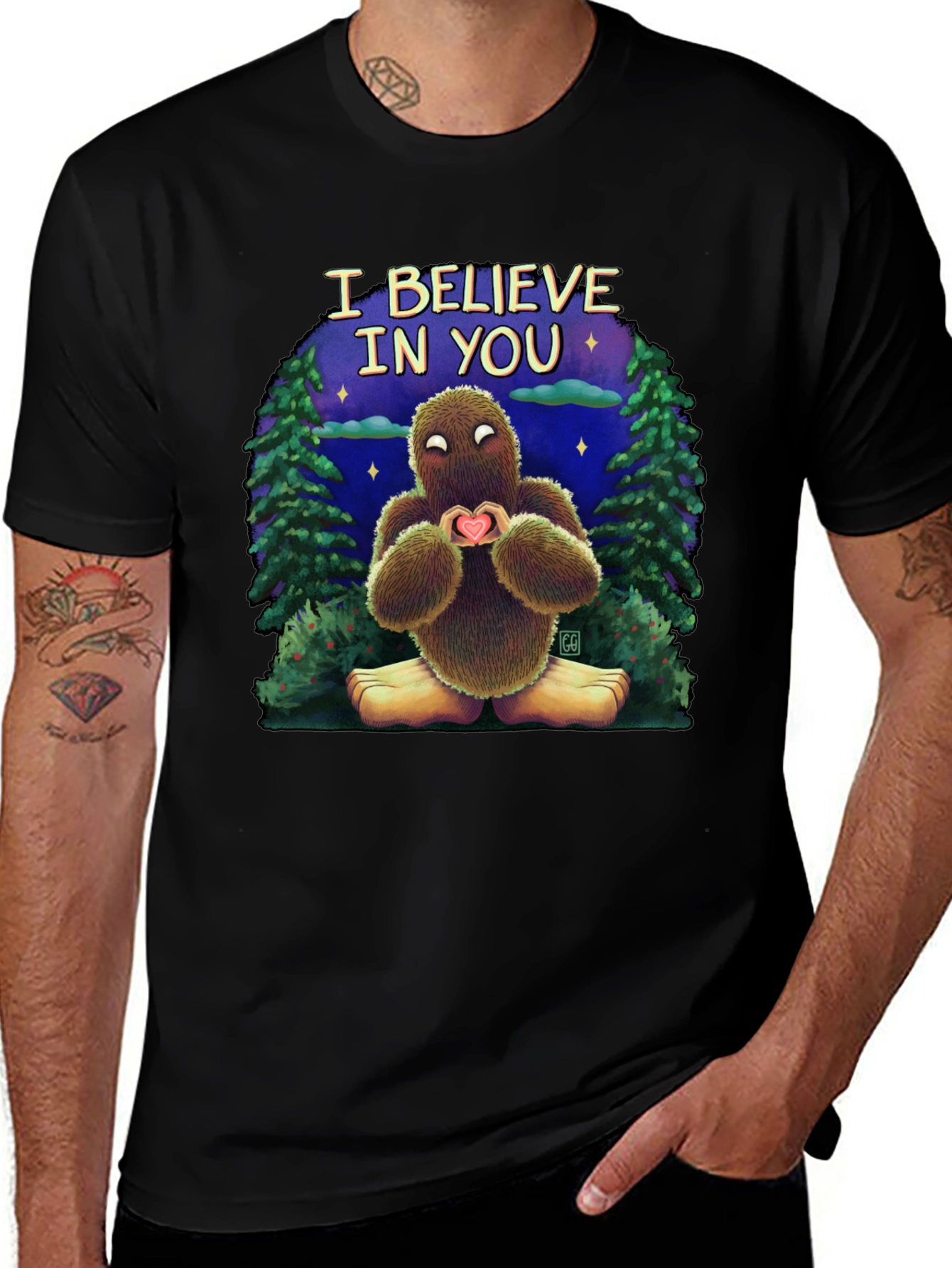 Believe In You Bigfoot T-Shirt