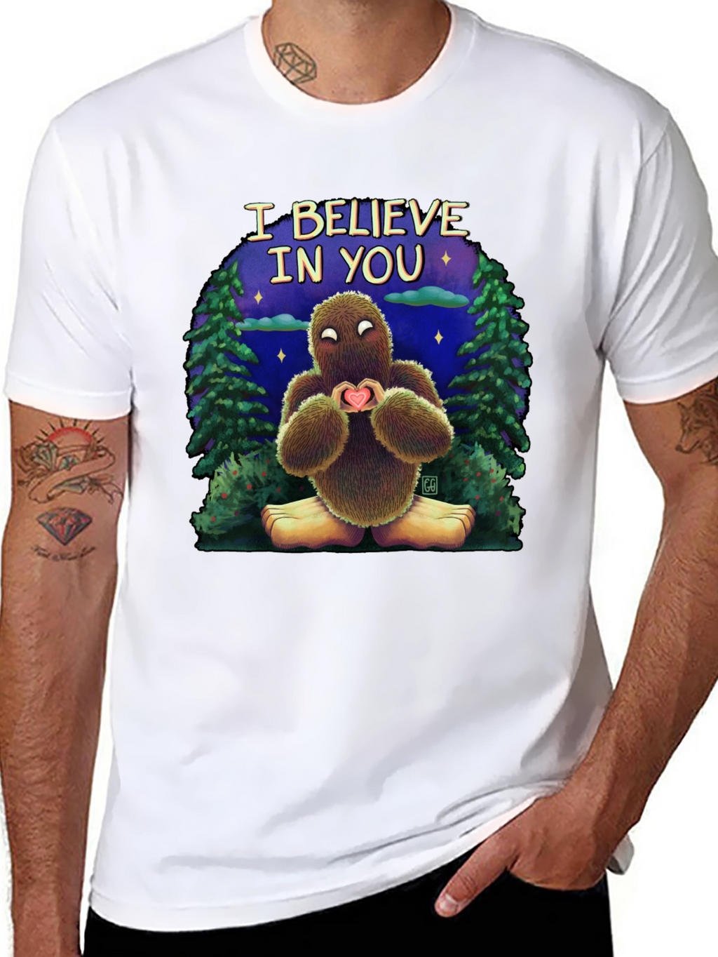 Believe In You Bigfoot T-Shirt
