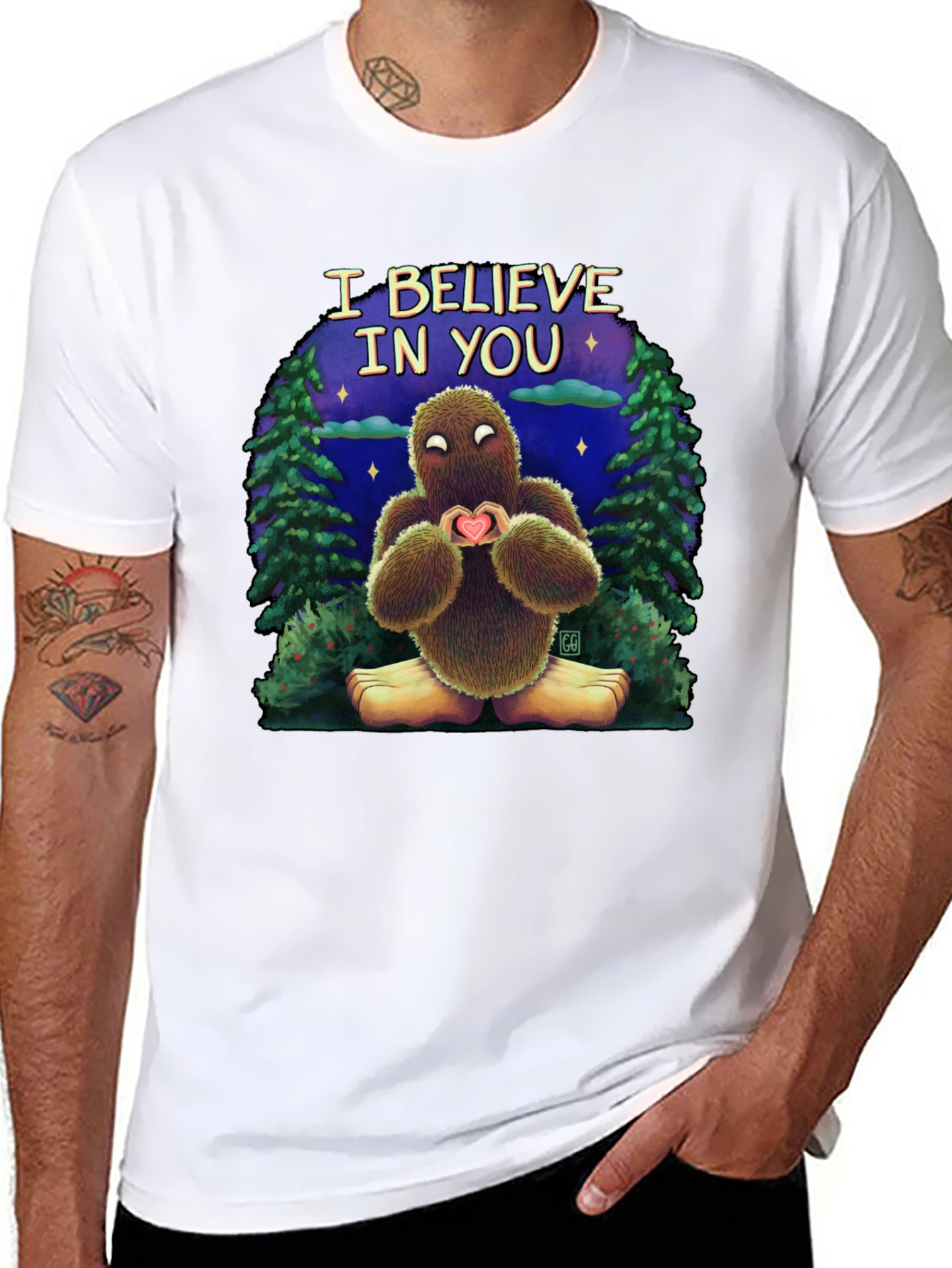 Believe In You Bigfoot T-Shirt