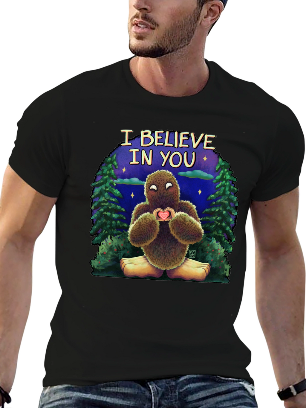 Believe In You Bigfoot T-Shirt