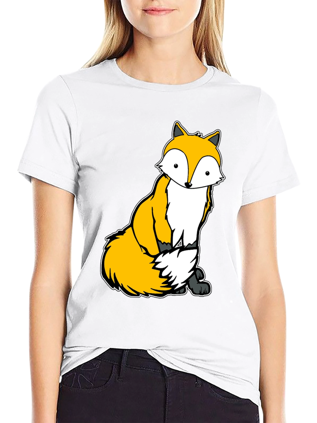 Cute Fox Graphic Tee - Unisex Soft Cotton T-Shirt