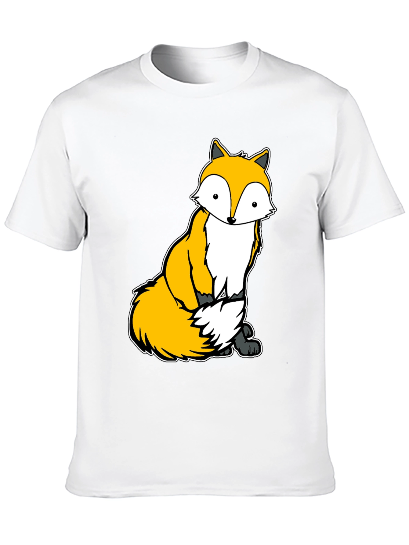 Cute Fox Graphic Tee - Unisex Soft Cotton T-Shirt