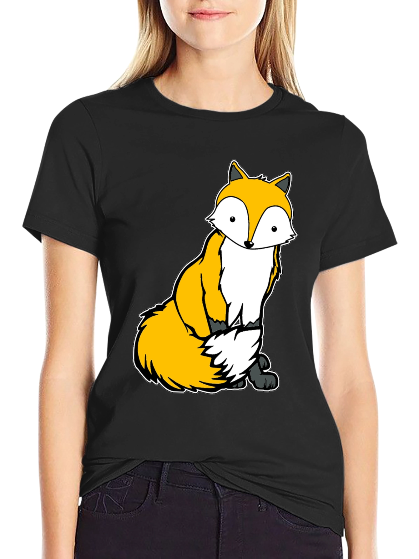 Cute Fox Graphic Tee - Unisex Soft Cotton T-Shirt