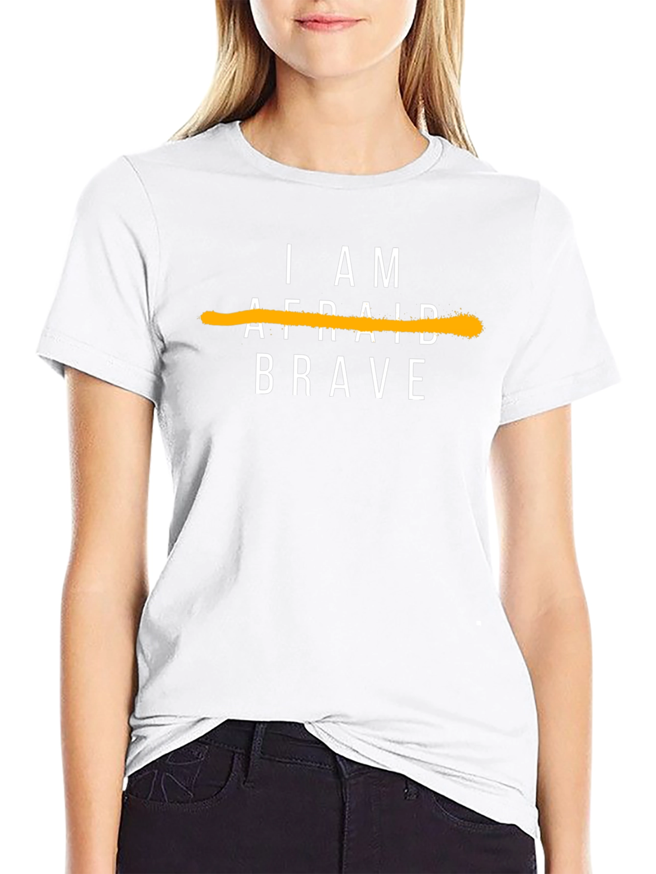 I Am Brave Graphic Tee - Motivational T-Shirt