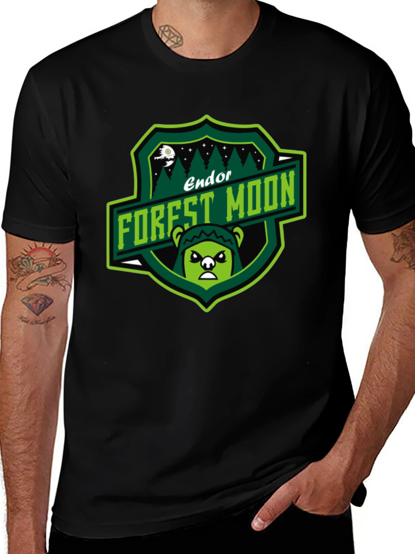 Endor Forest Moon Ewok Graphic T-Shirt