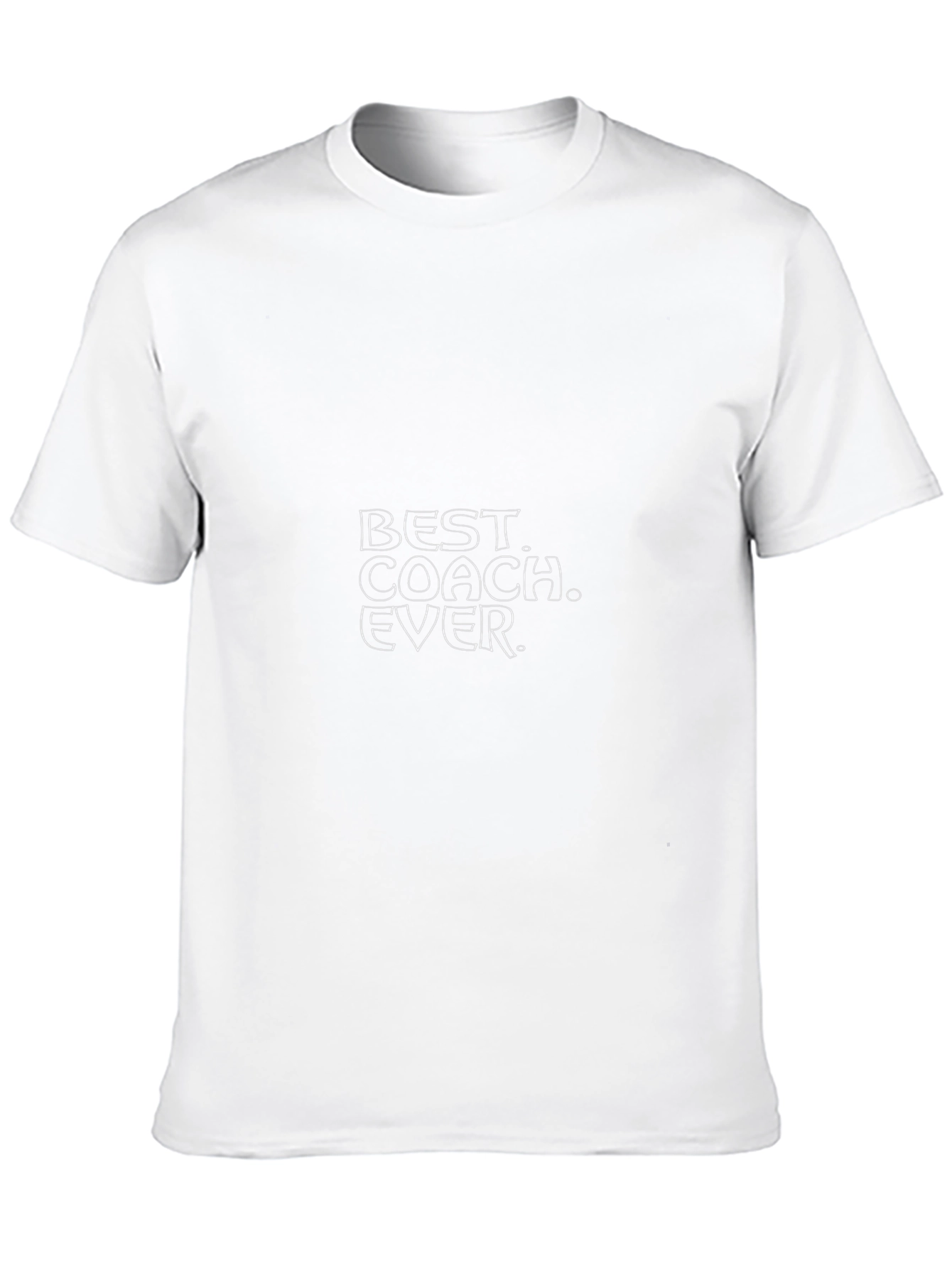 Best Coach Ever T-Shirt - Black Crew Neck Tee