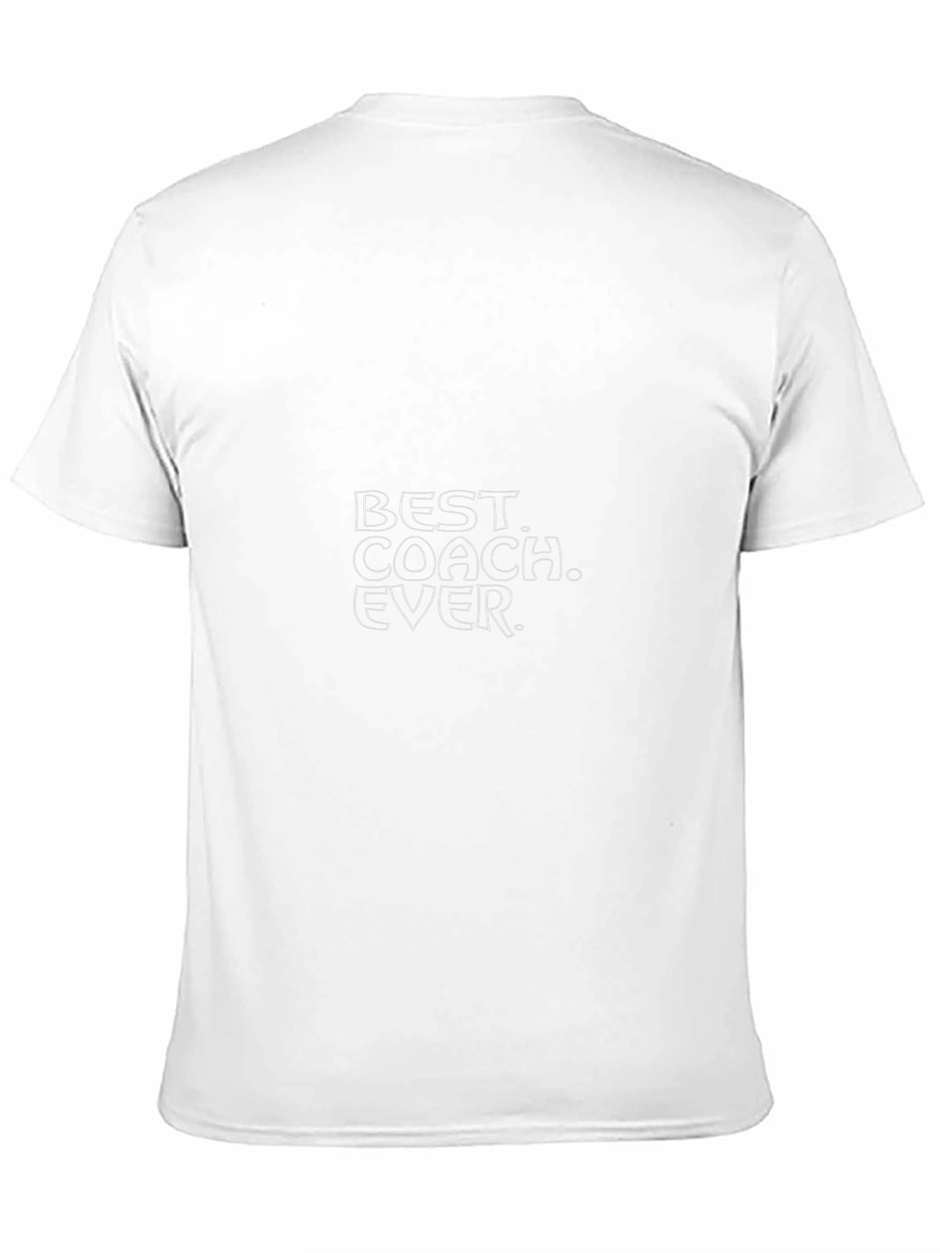 Best Coach Ever T-Shirt - Black Crew Neck Tee