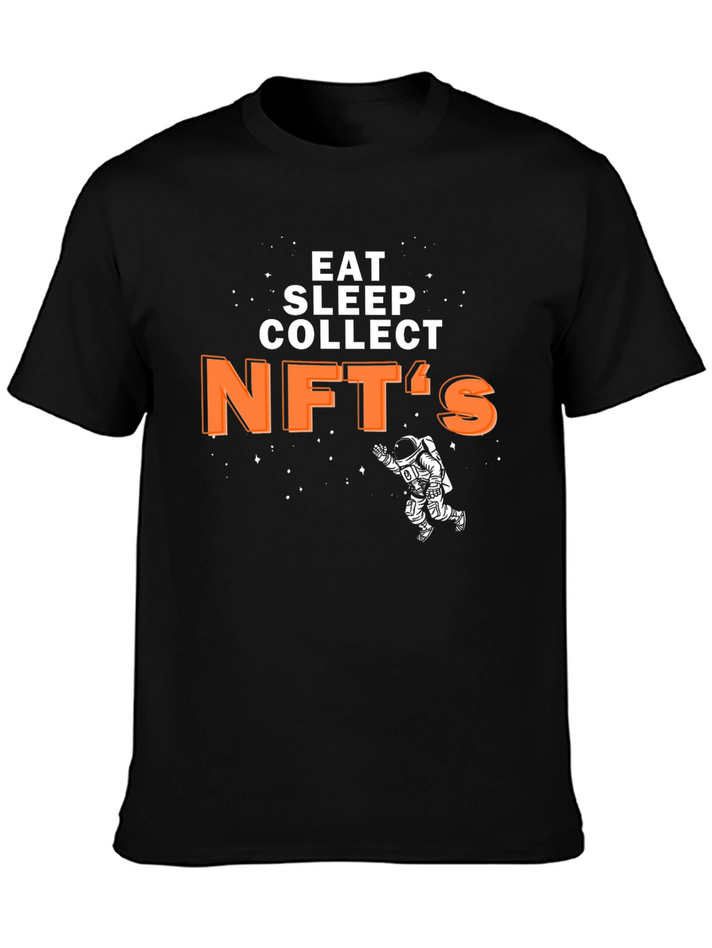 Eat Sleep Collect NFTs Graphic T-Shirt