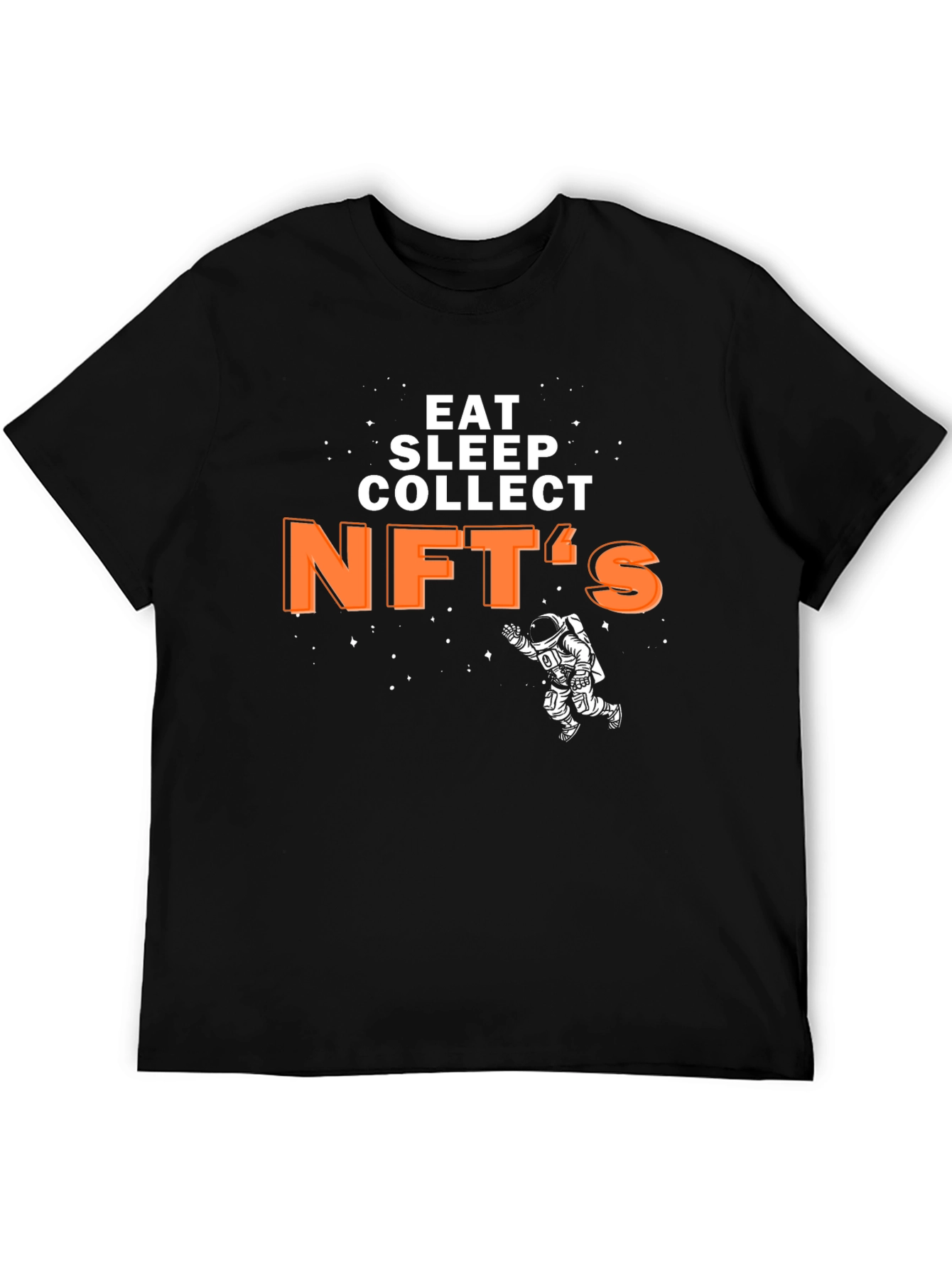 Eat Sleep Collect NFTs Graphic T-Shirt