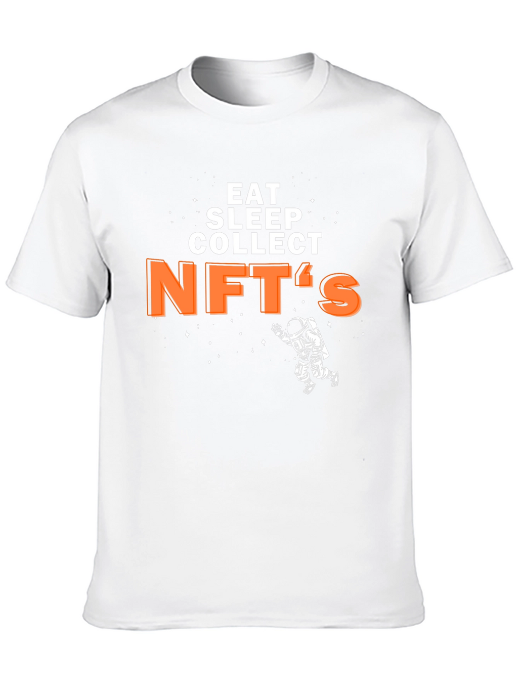 Eat Sleep Collect NFTs Graphic T-Shirt