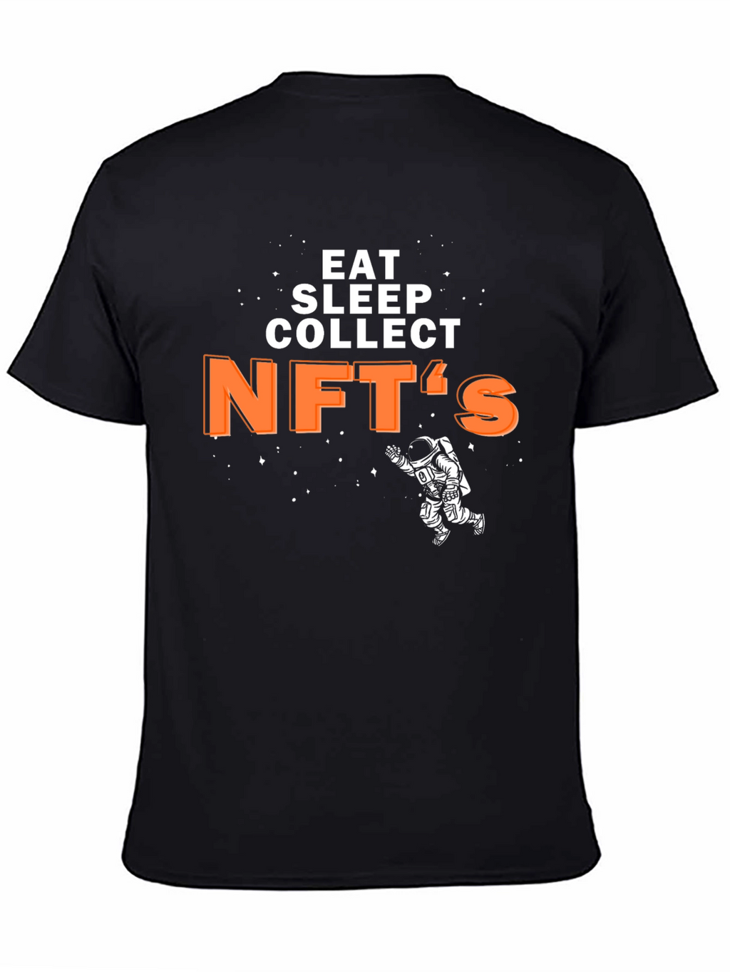 Eat Sleep Collect NFTs Graphic T-Shirt