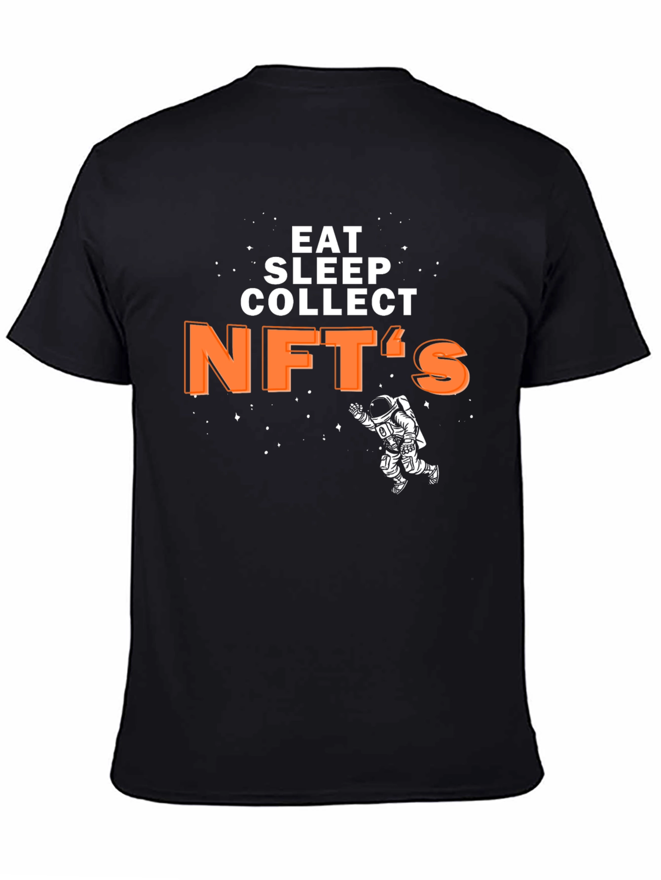 Eat Sleep Collect NFTs Graphic T-Shirt