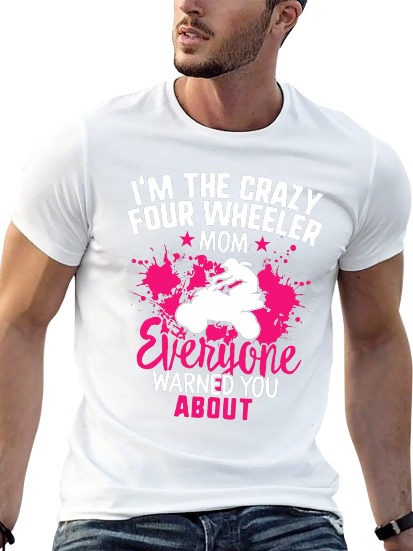 Crazy Four Wheeler Mom Graphic Tee