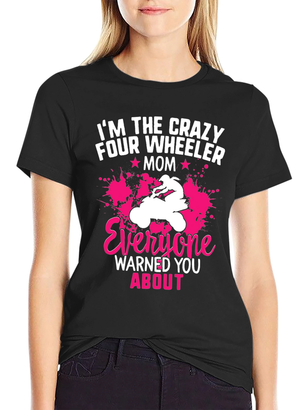 Crazy Four Wheeler Mom Graphic Tee