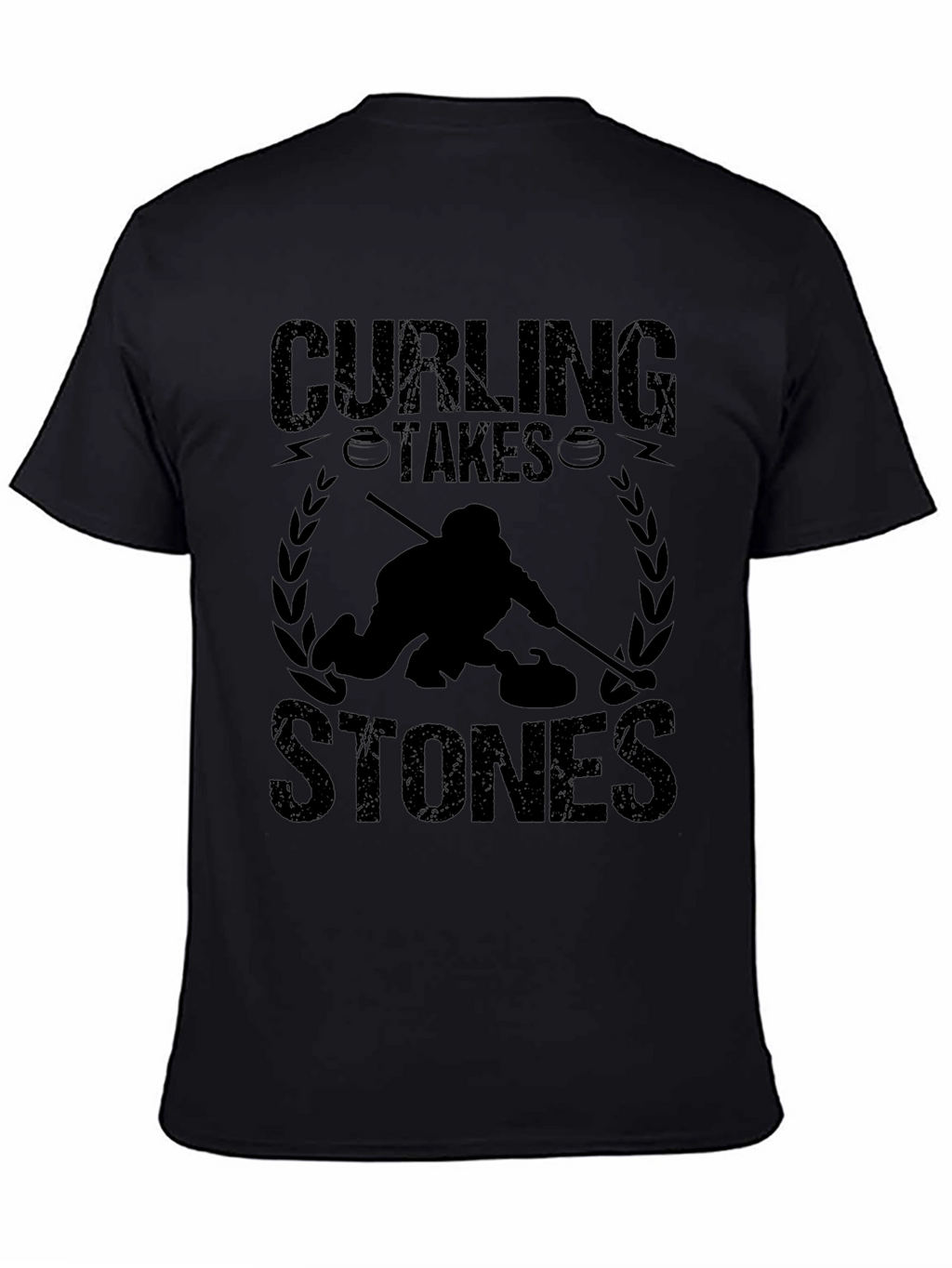 Curling Takes Stones Graphic T-Shirt