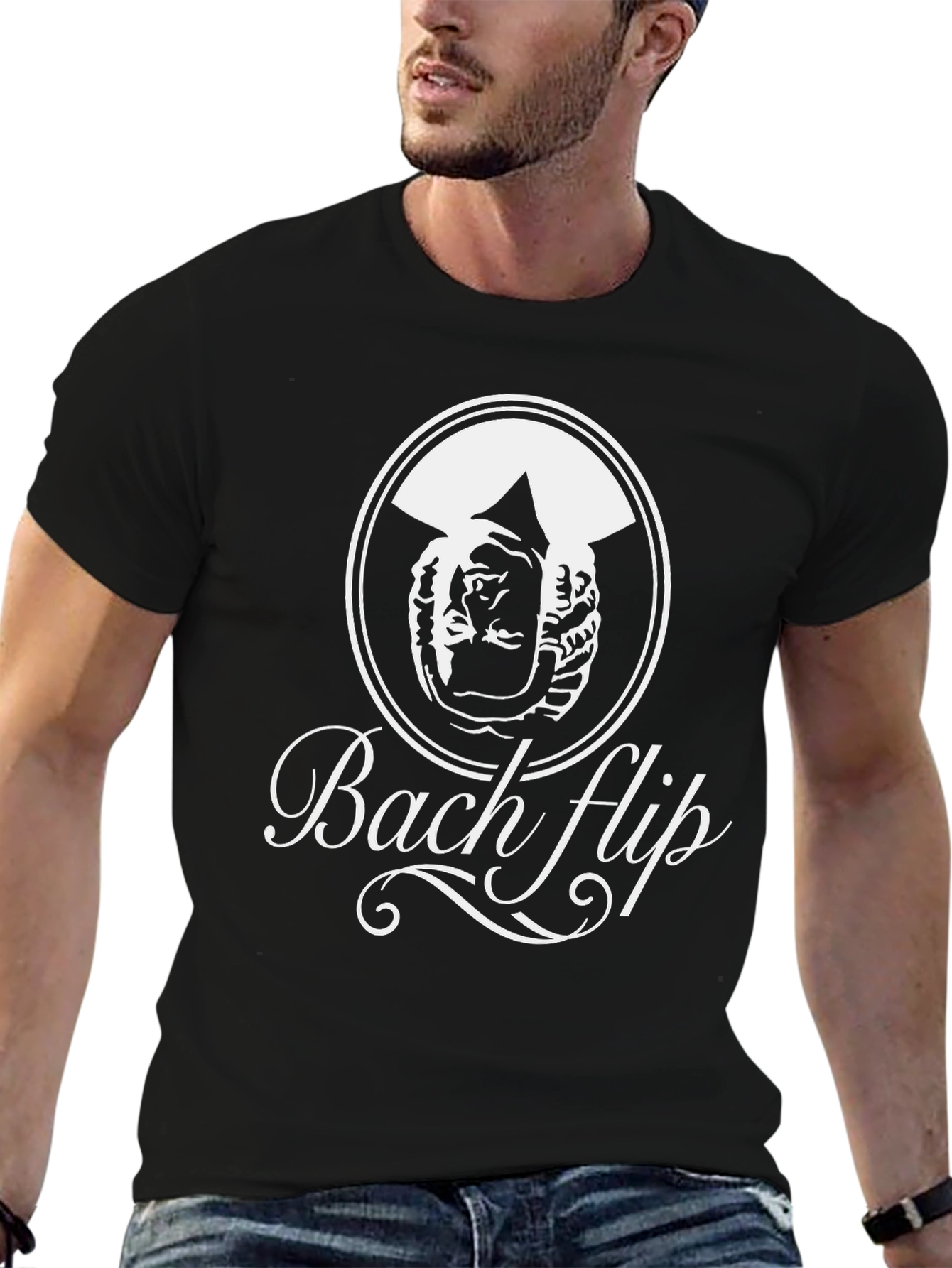 Bach Flip T-Shirt - Classic Musician Humor Tee