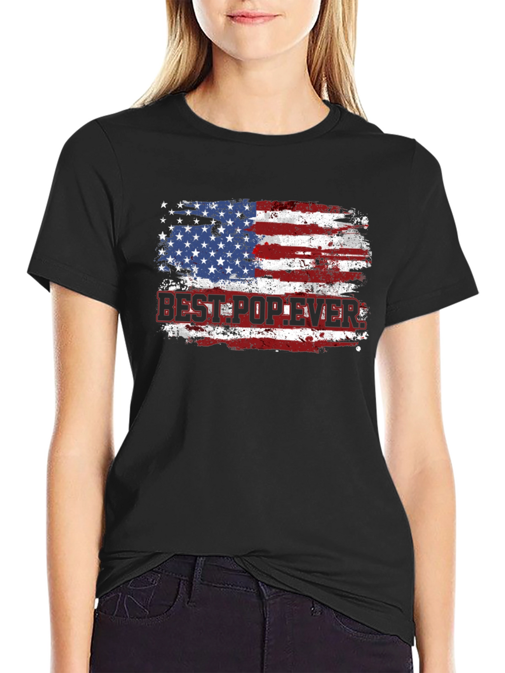 Best Pop Ever USA Flag T-Shirt