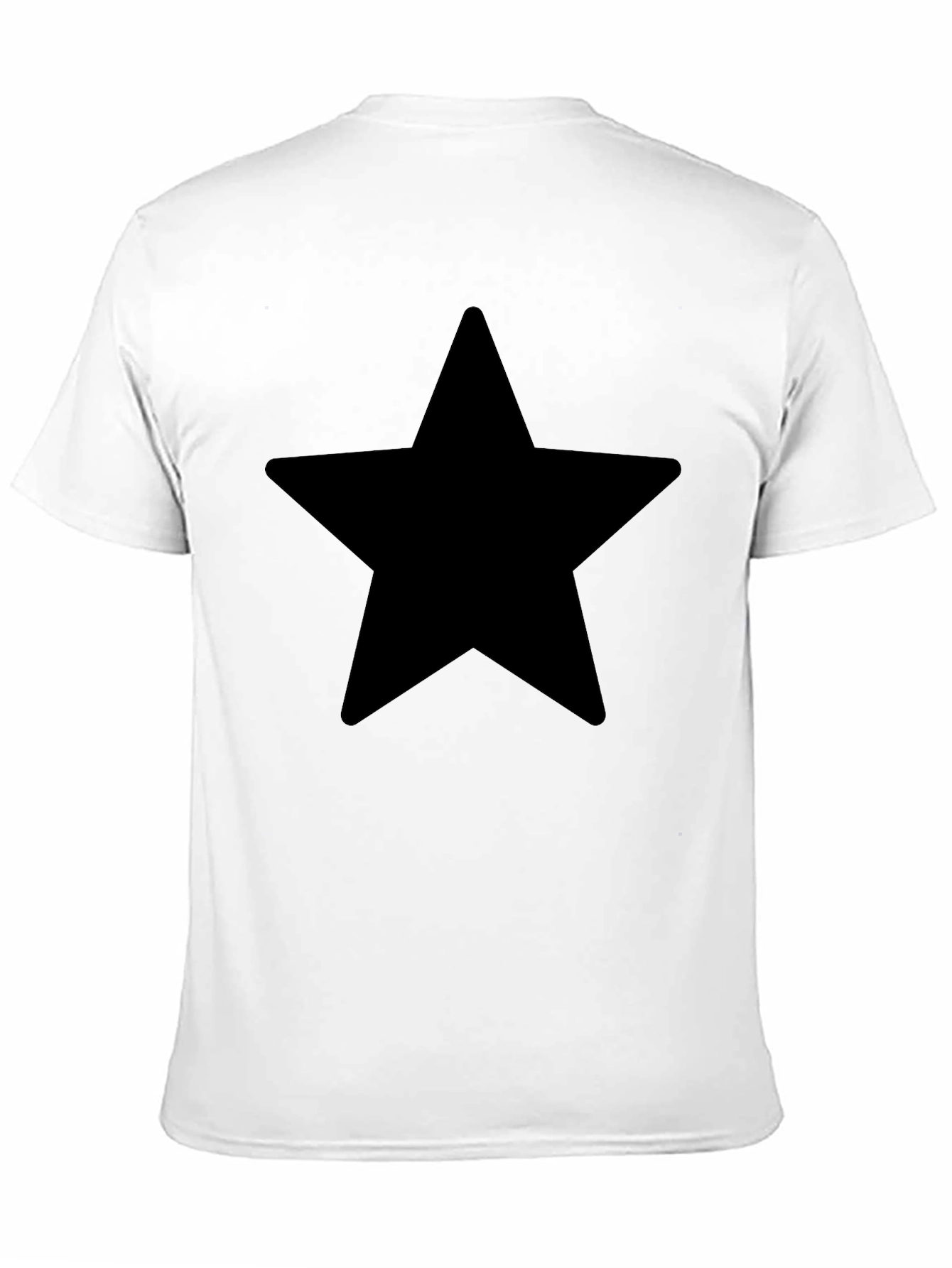 Black Star Graphic Tee - Casual Comfort