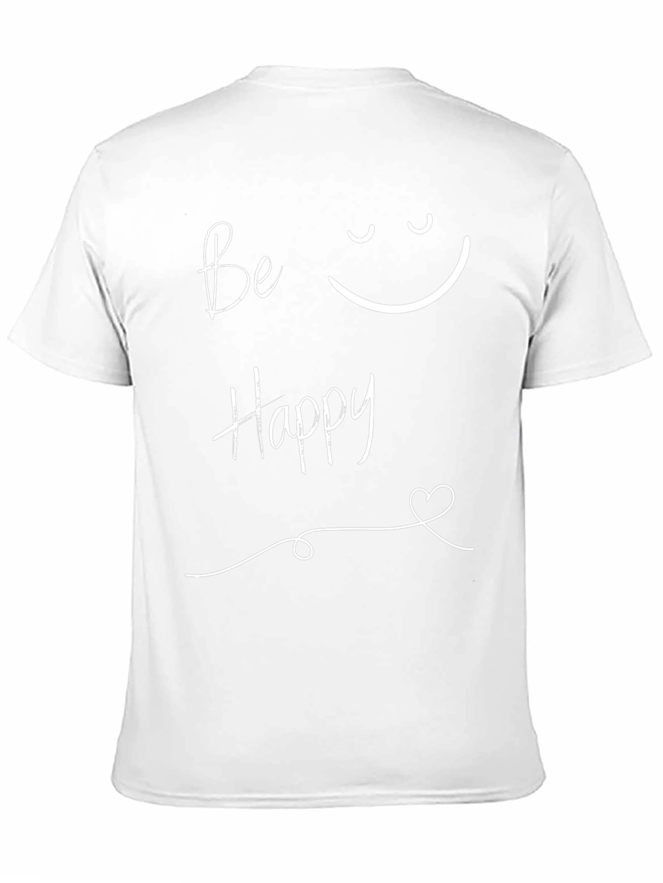 Be Happy Graphic Tee - Stylish Comfort