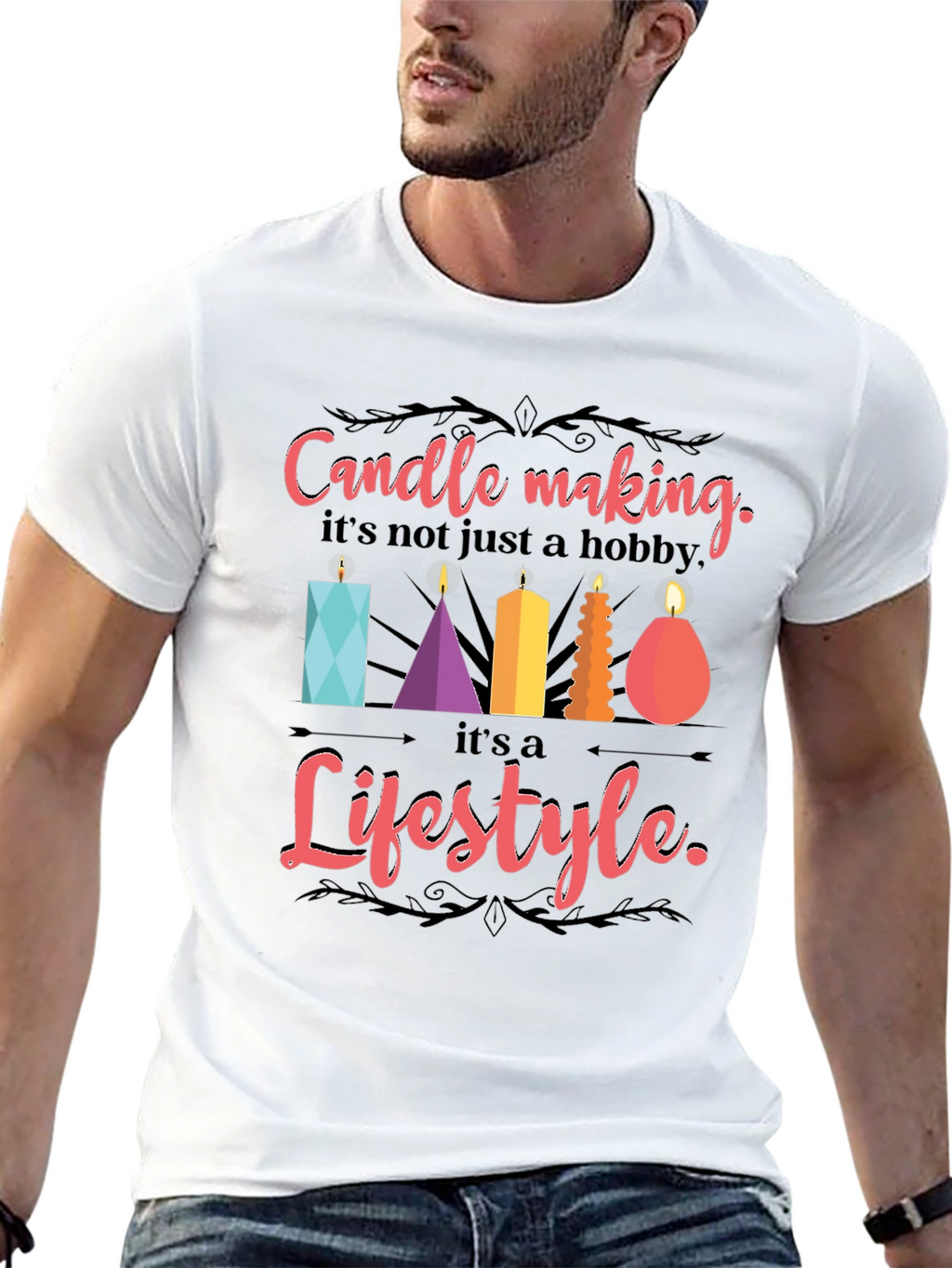 Candle Making Lifestyle Graphic Tee