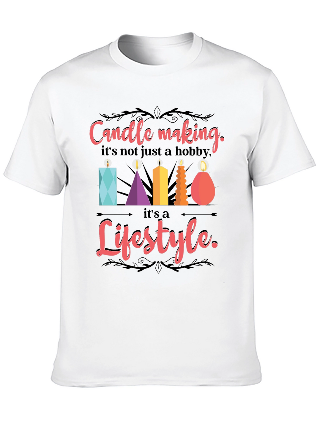 Candle Making Lifestyle Graphic Tee