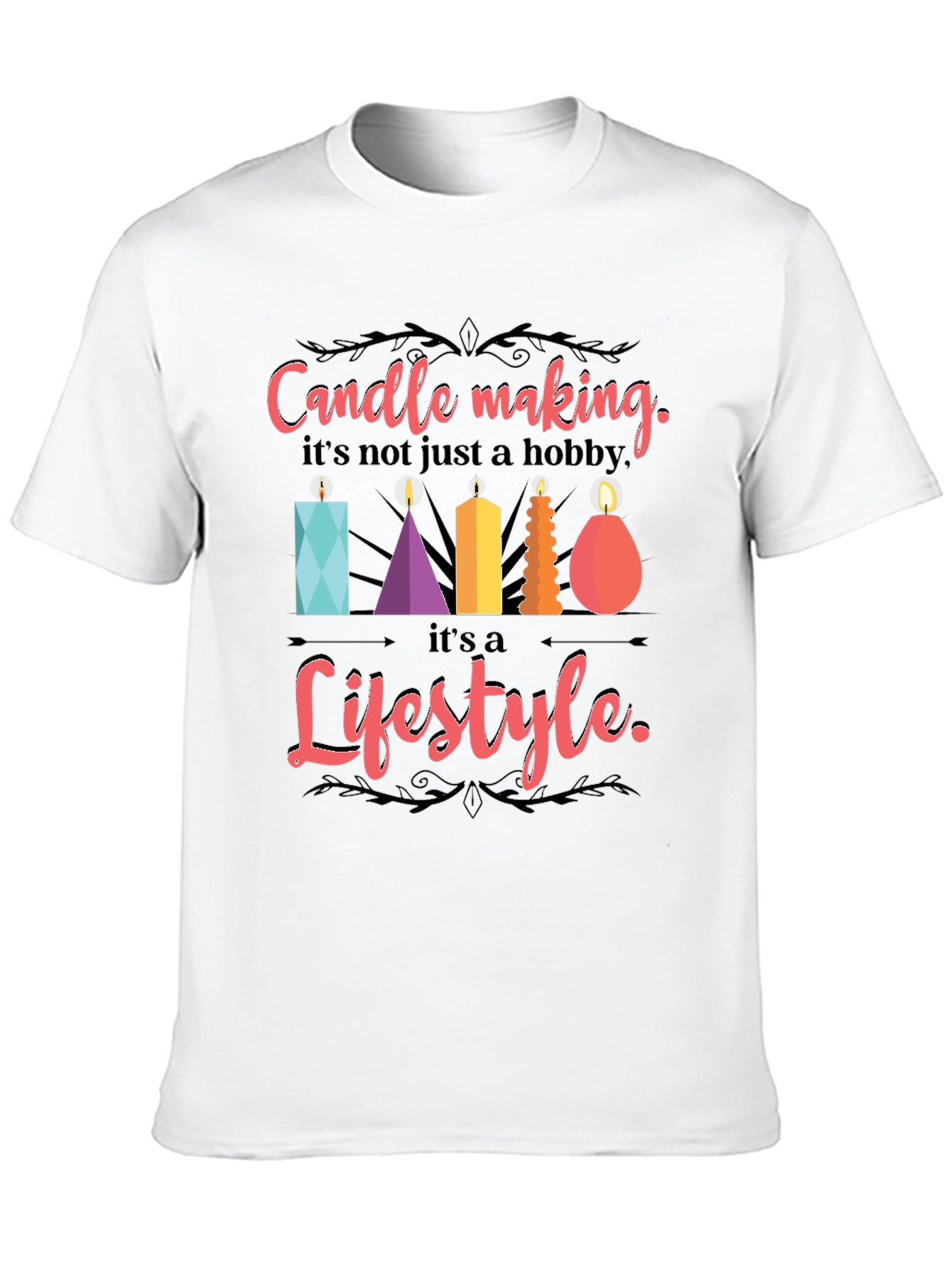 Candle Making Lifestyle Graphic Tee