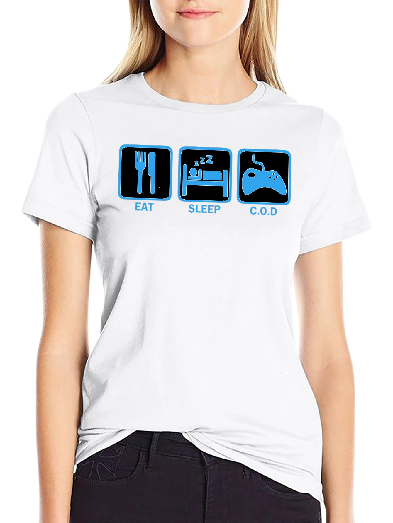 Eat Sleep COD T-Shirt - Gamer Lifestyle Tee