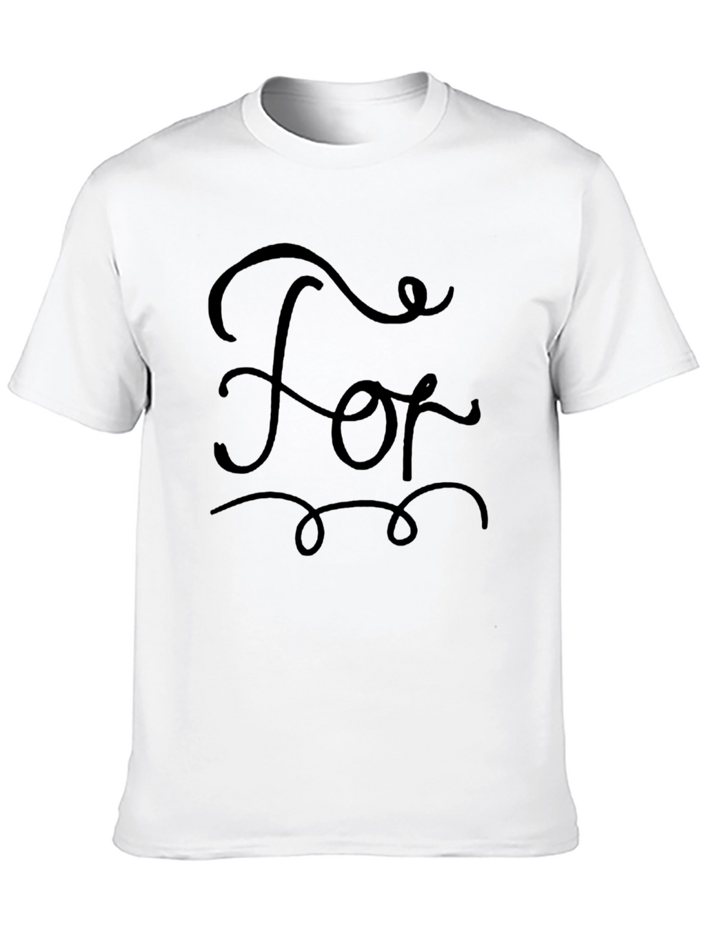 Stylish Black For Graphic T-Shirt